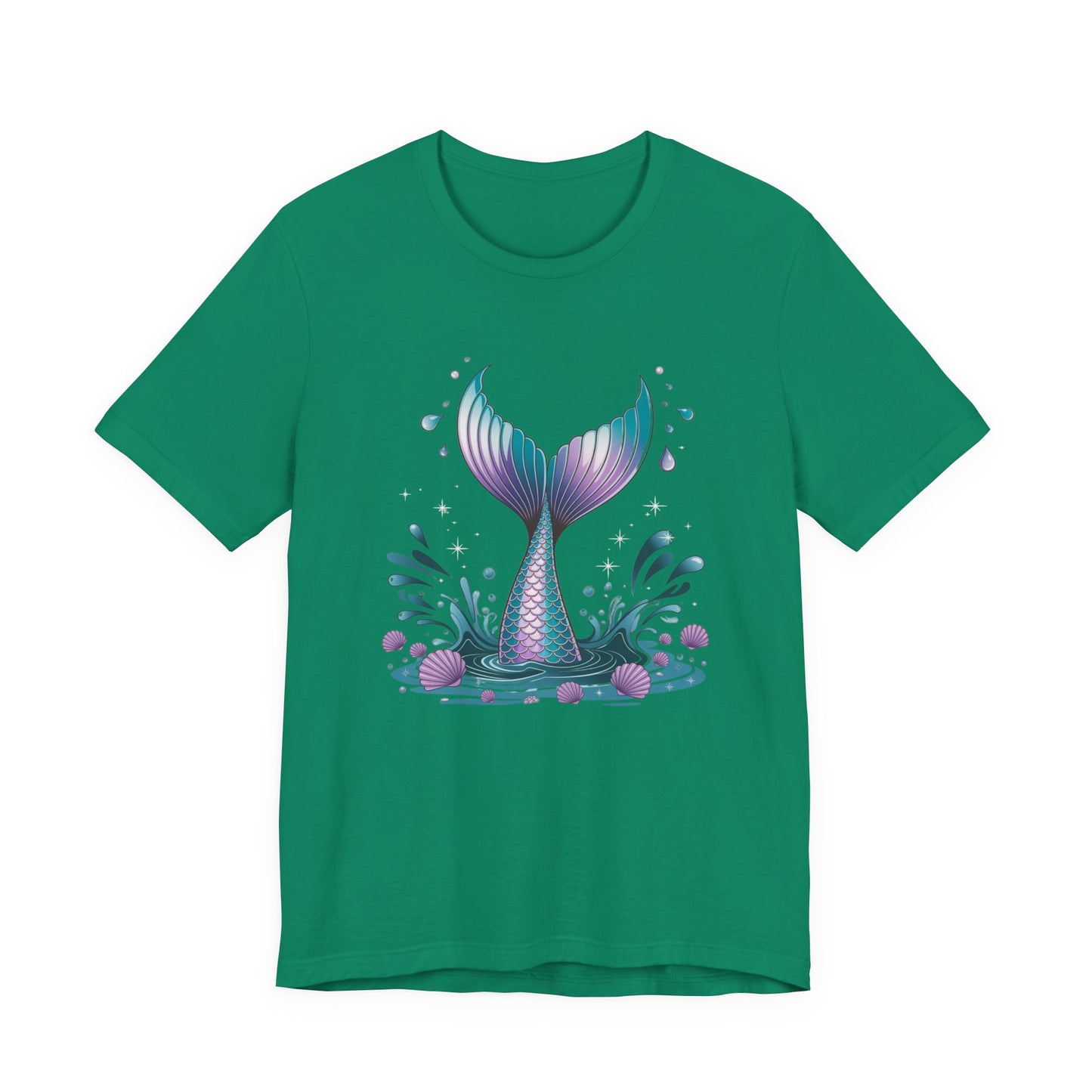 Mermaid Energy – Diving Mermaid Hip to Tail Graphic T-Shirt