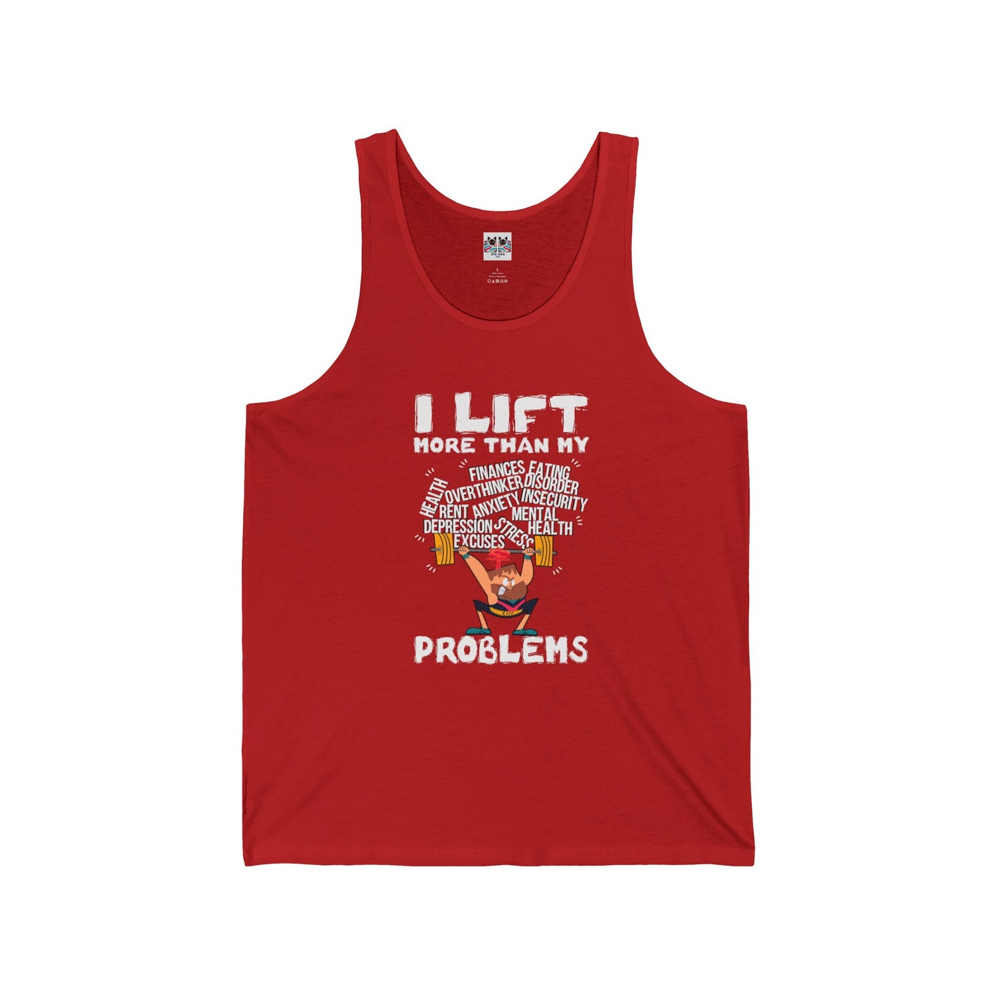 I Lift More Than My Problems - Motivational Weightlifting Tank Top