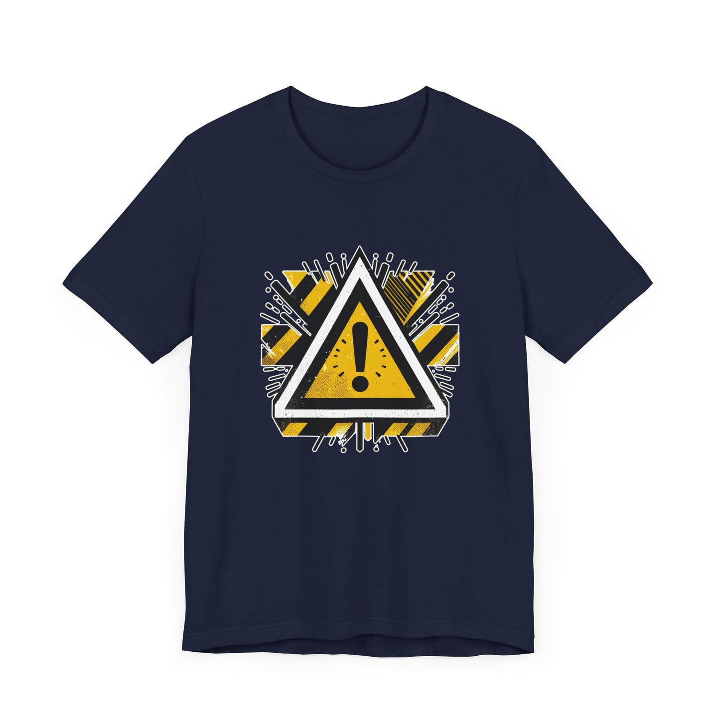 Abstract Warning | Modern Warning Symbol Graphic T-Shirt