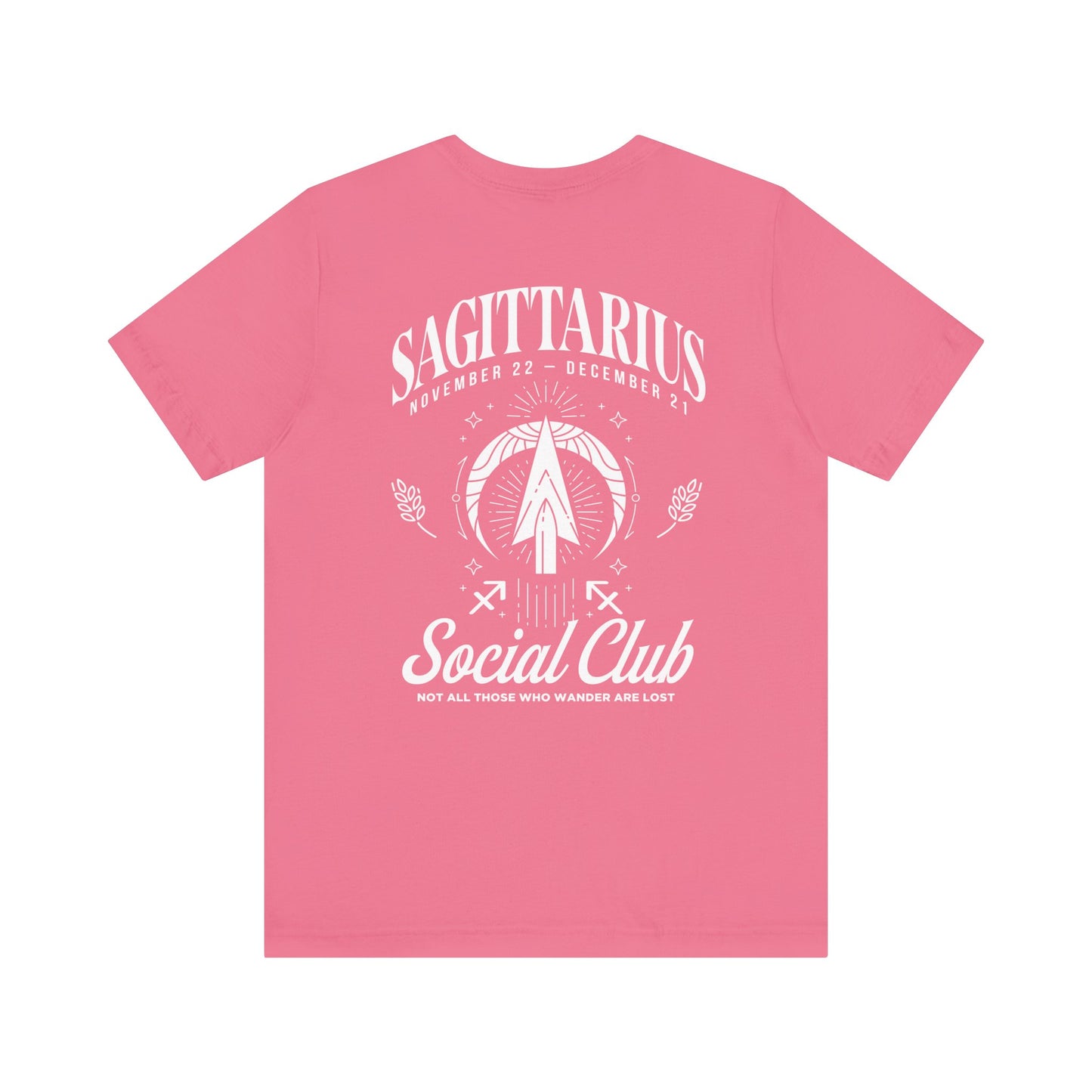 Sagittarius Social Club T-Shirt – Not All Those Who Wander Are Lost