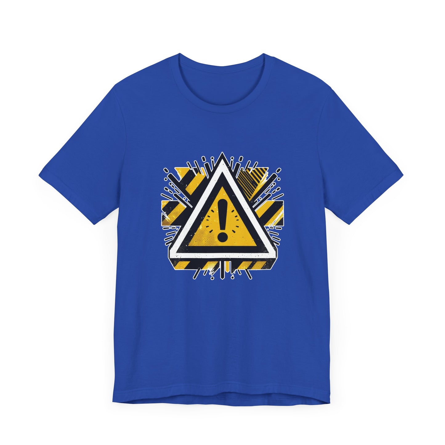 Abstract Warning | Modern Warning Symbol Graphic T-Shirt