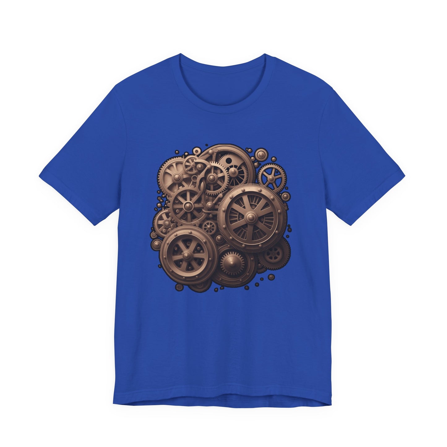 The Age of Machines Tshirt – Interconnected Gear Wheels Graphic