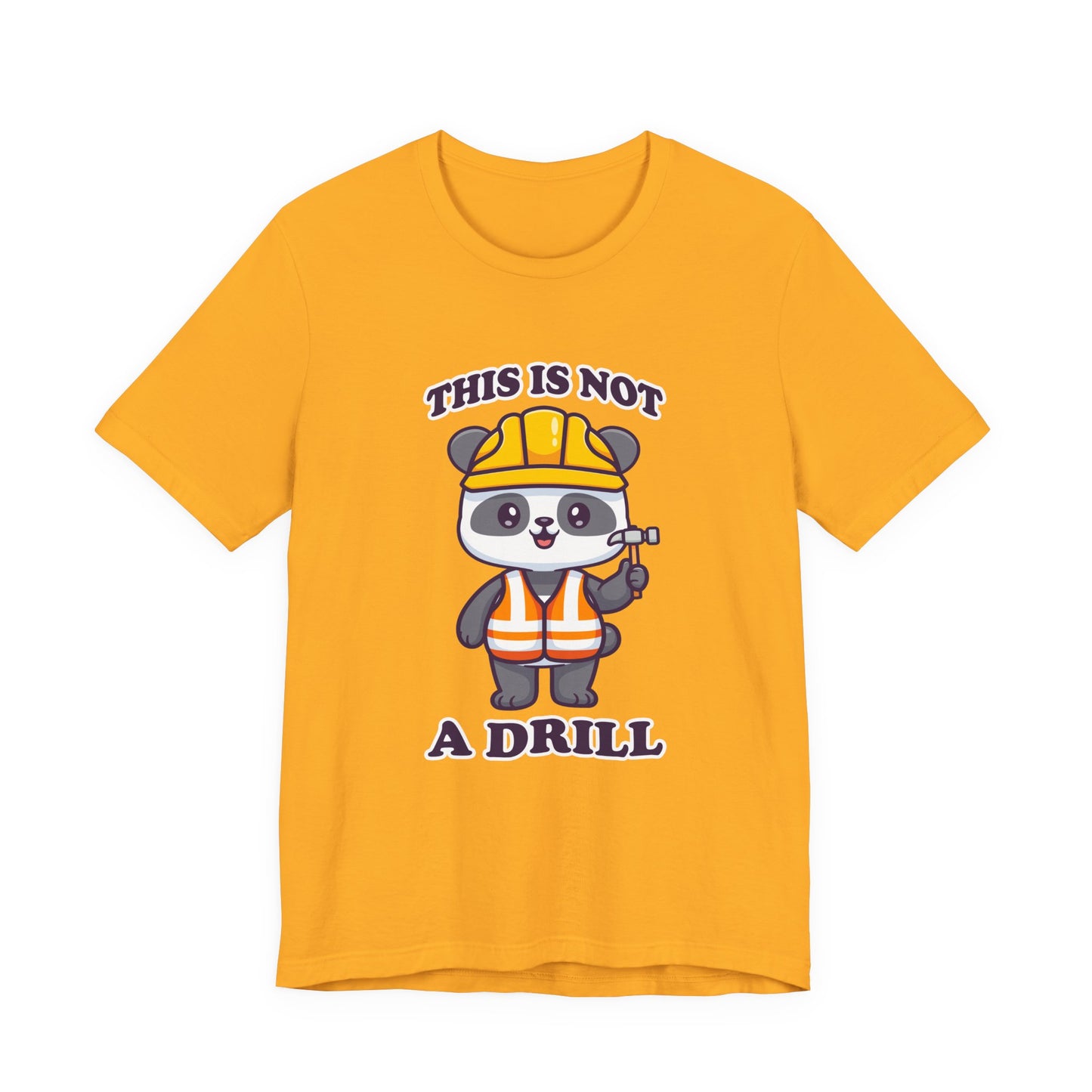This Is Not a Drill T-Shirt – Cute Puppy Construction Worker Graphic Tee