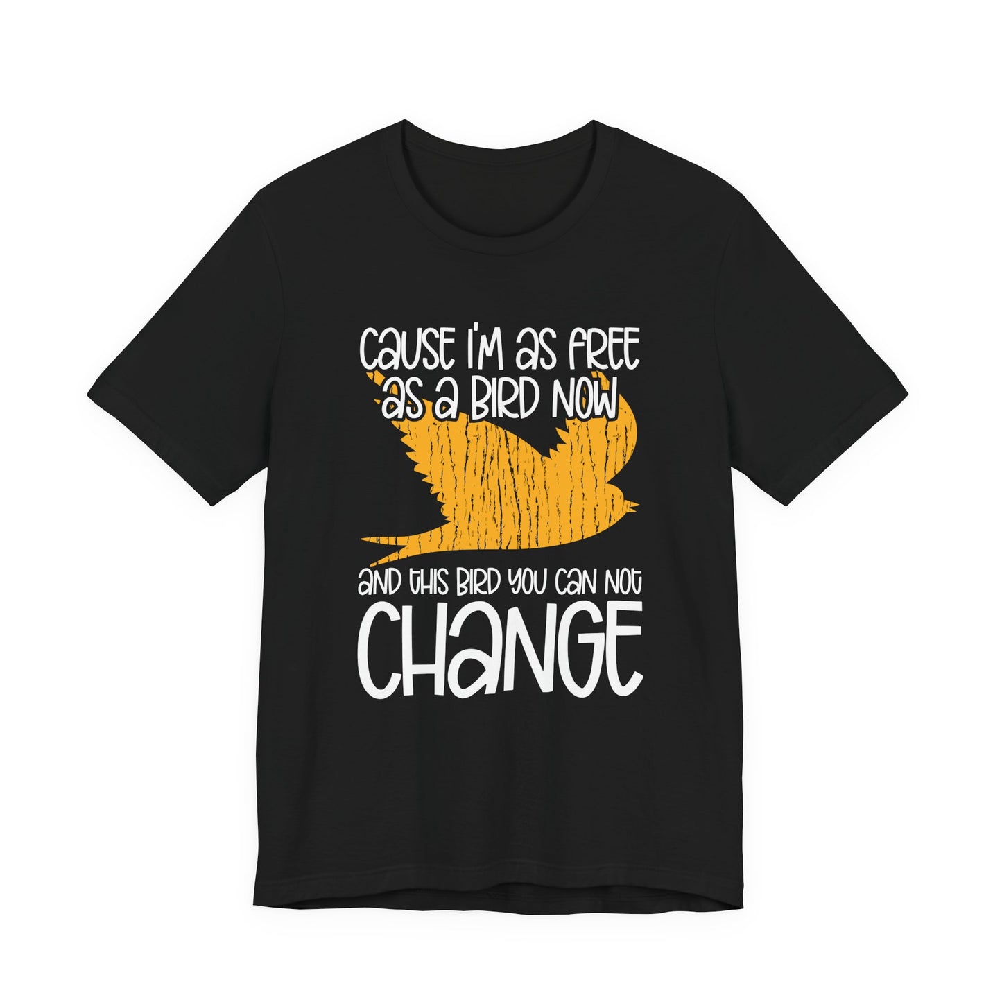 Free as a Bird T-Shirt – Abstract Flying Bird Graphic Freedom Tee