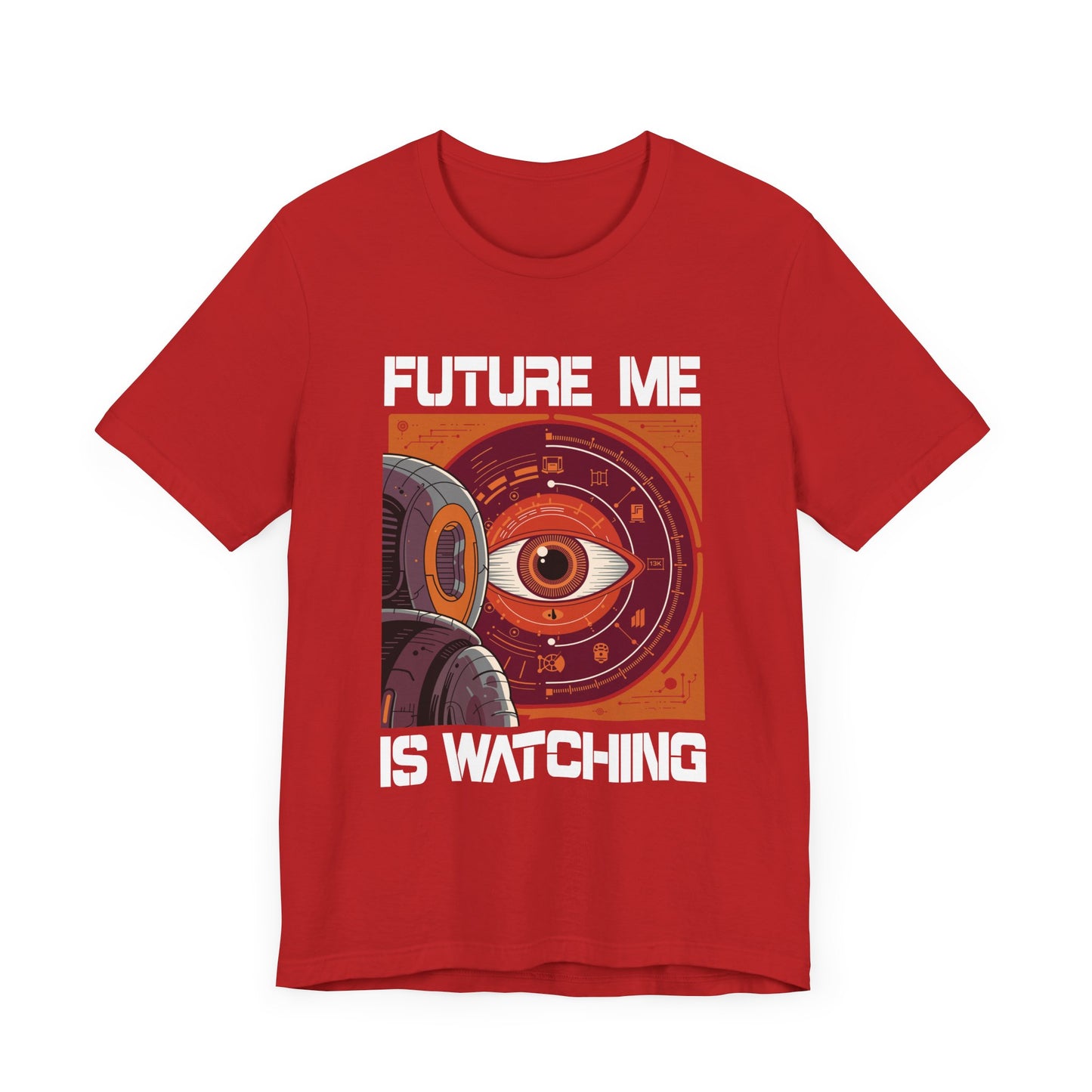 Future Me Is Watching Tee, Motivational Accountability Shirt, Self Growth Graphic Tee, Goal Driven Top, Mindset Gift