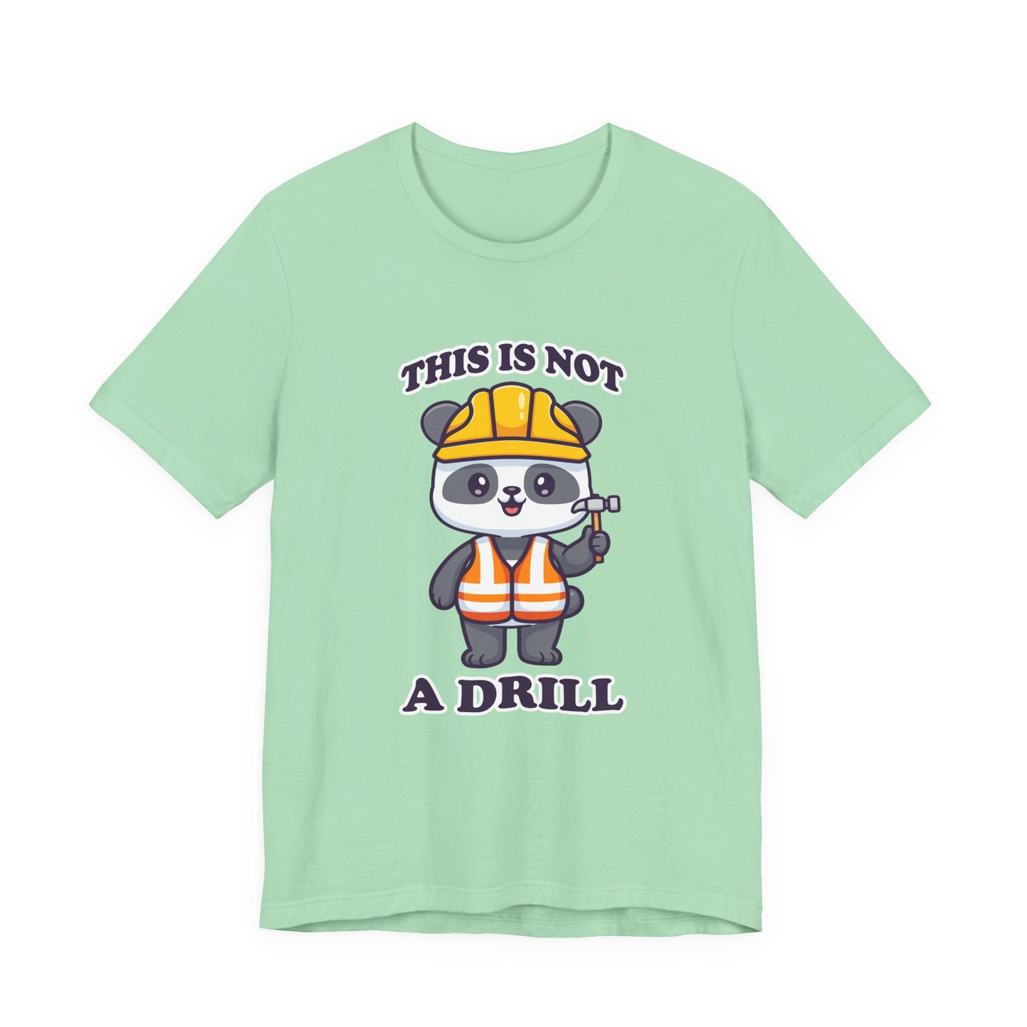 This Is Not a Drill T-Shirt – Cute Puppy Construction Worker Graphic Tee