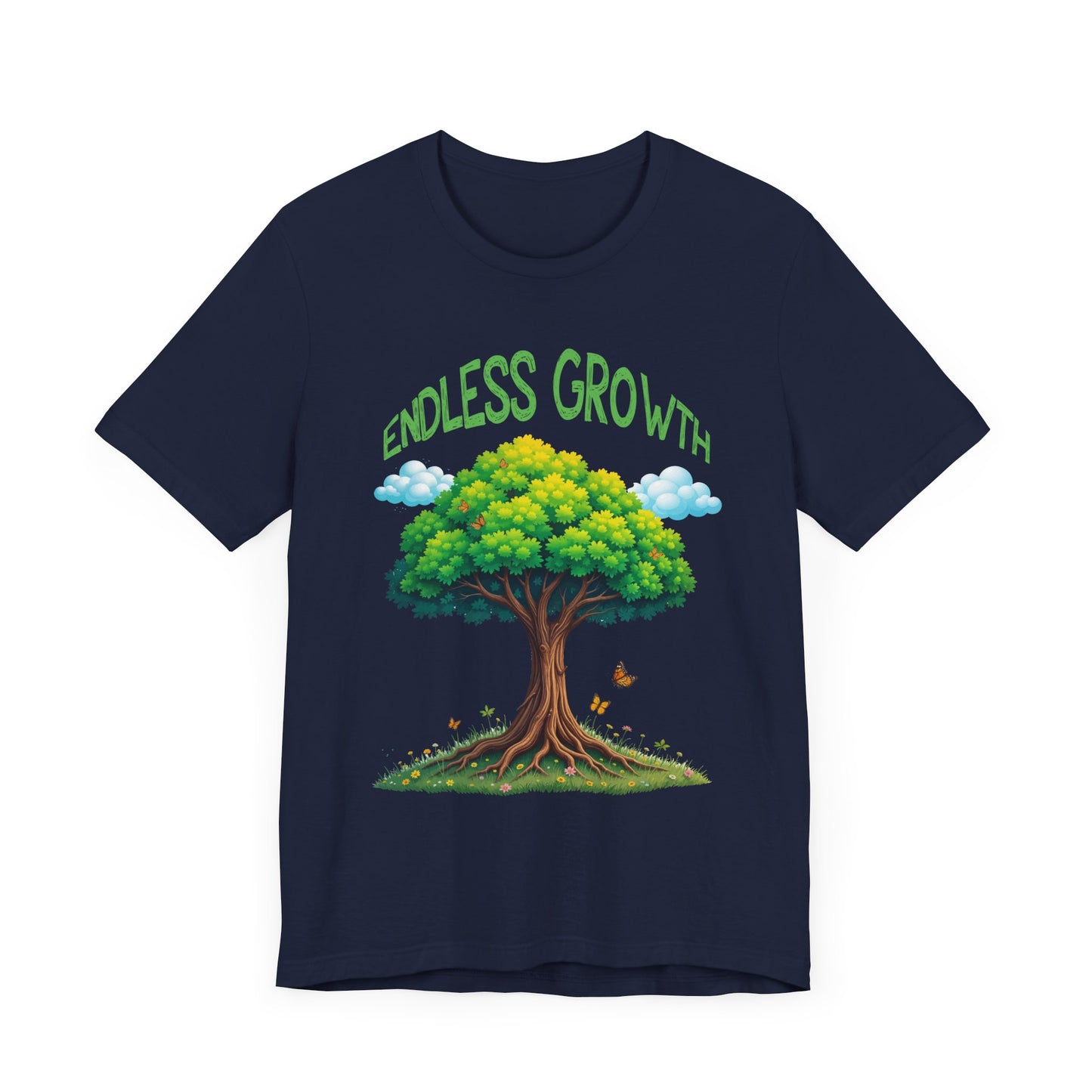 Endless Growth | Inspirational Tree & Butterfly T-Shirt