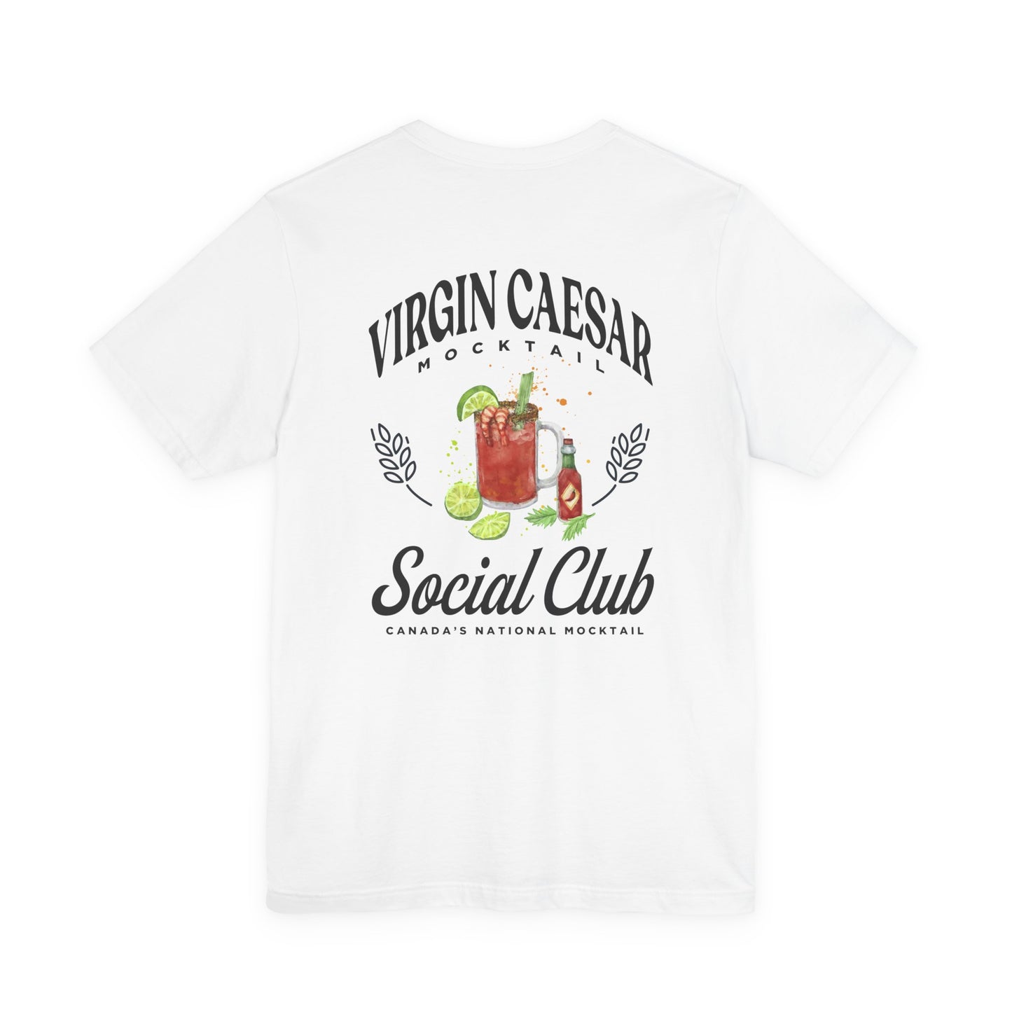 Virgin Caesar Mocktail T-Shirt – Featuring Classic Canadian Drink Graphic
