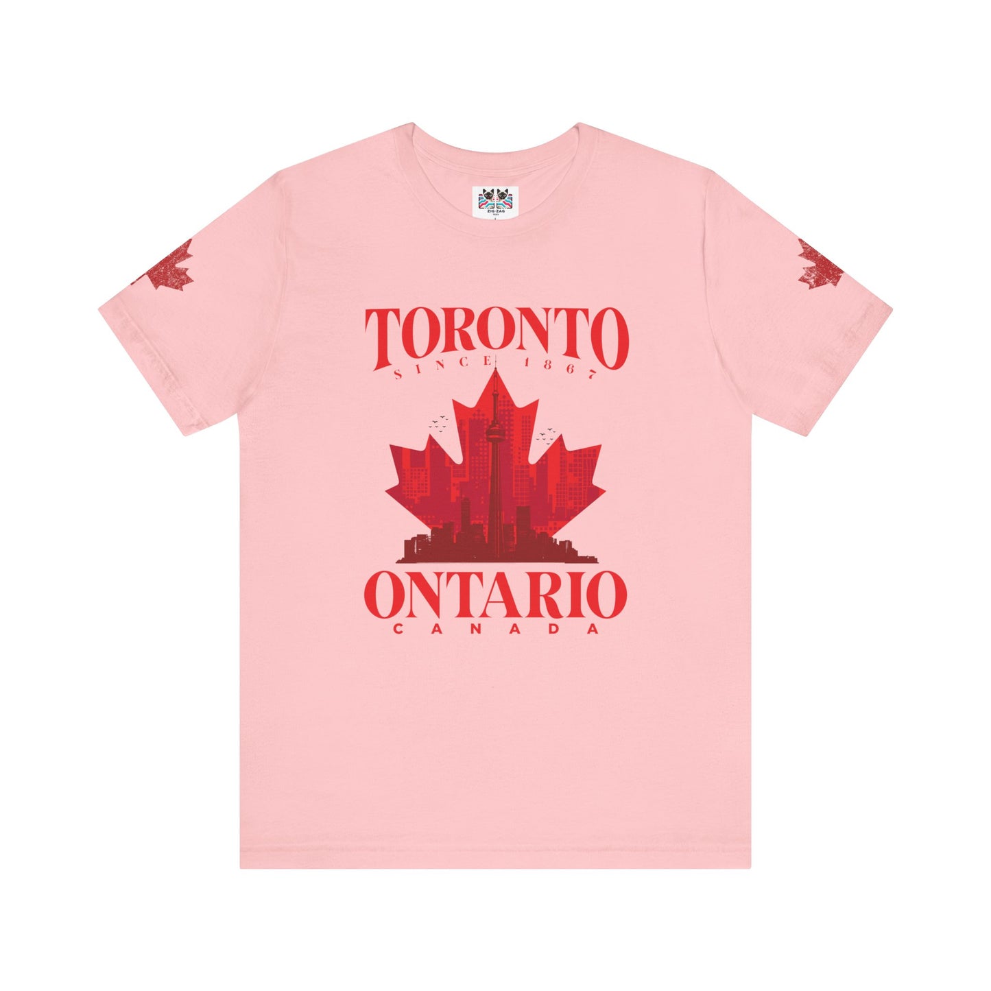 Toronto Skyline Maple Leaf T-Shirt