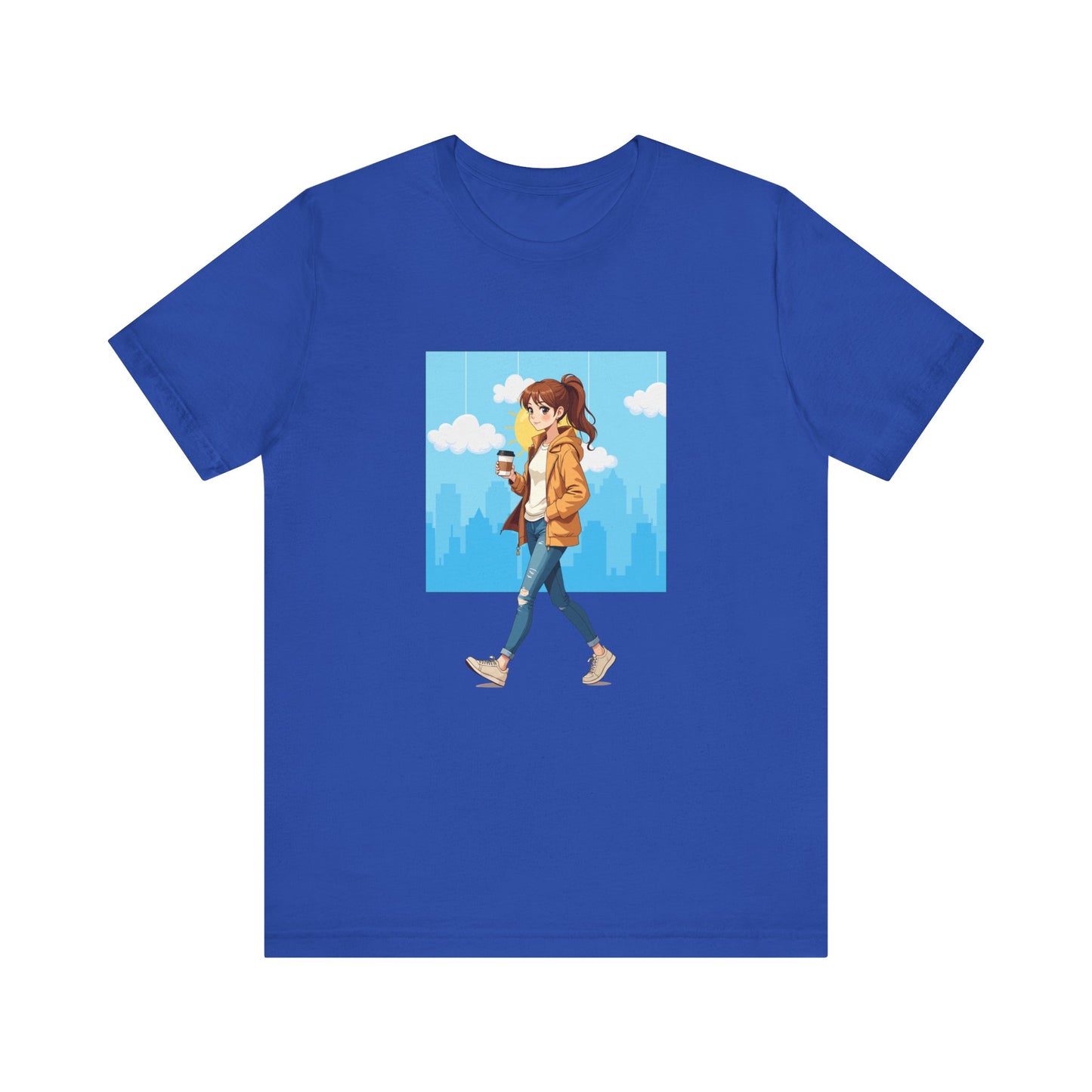 Coffee Runs and City Streets Shirt, Urban Vibes Tee, On The Go Lifestyle Shirt, Caffeine Lover Top, City Girl Gift Shirt