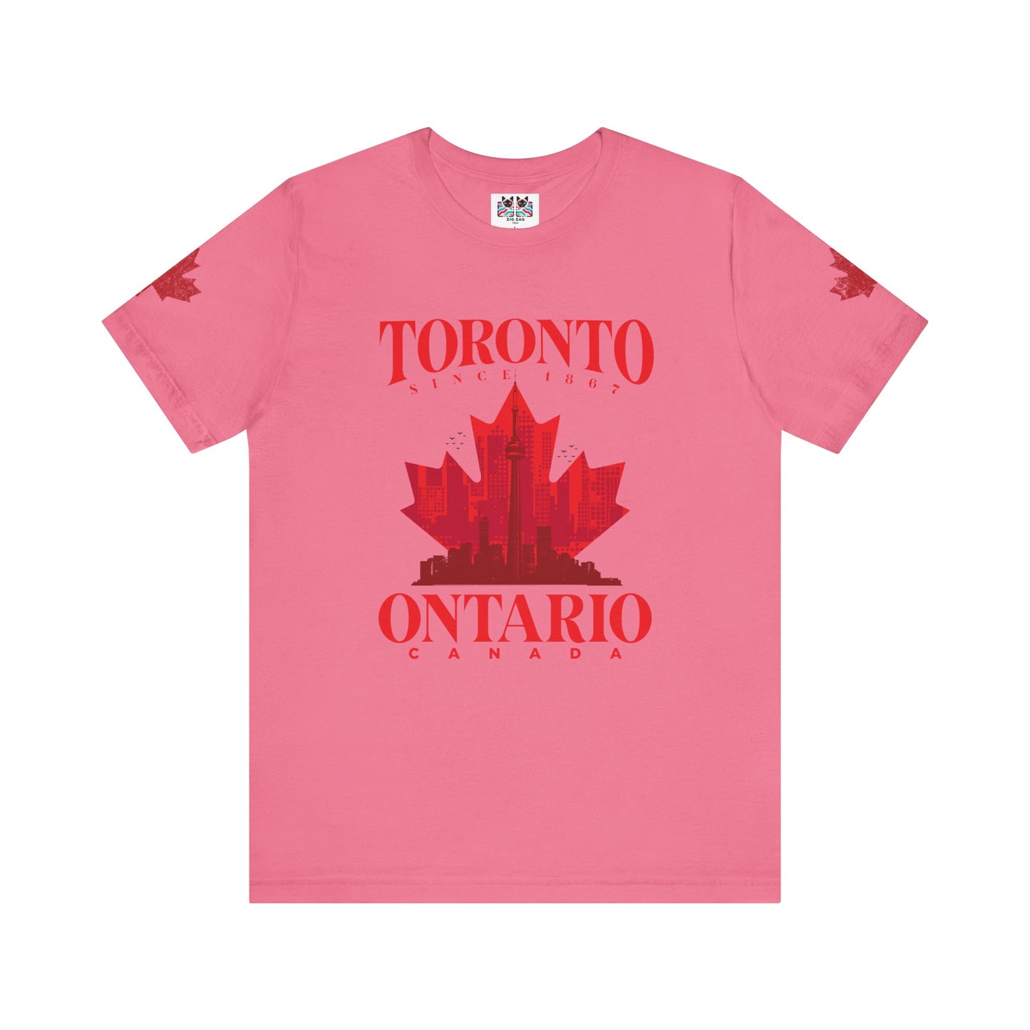 Toronto Skyline Maple Leaf T-Shirt