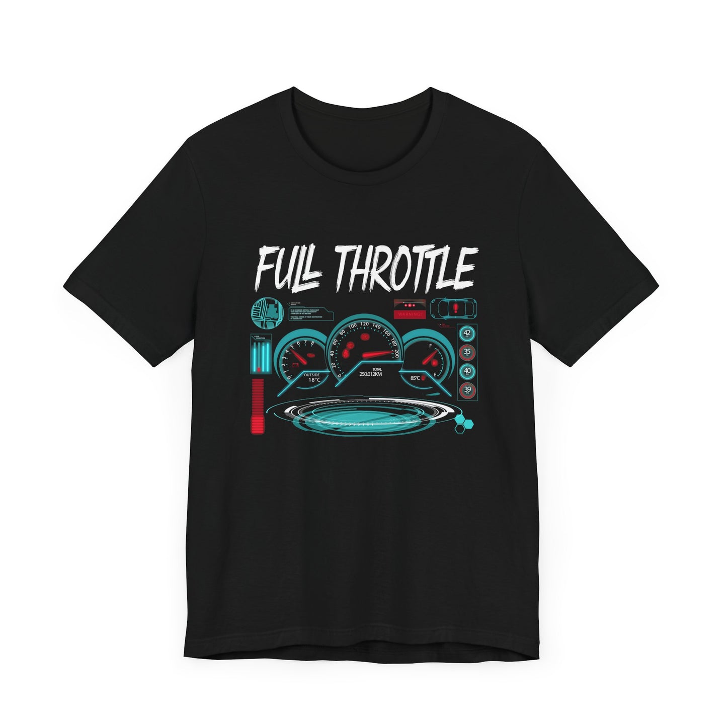 Speedometer Maxed Out Racing Tee for Athletes Who Burn Tracks Push Limits and Move Too Fast for Anything but First Place