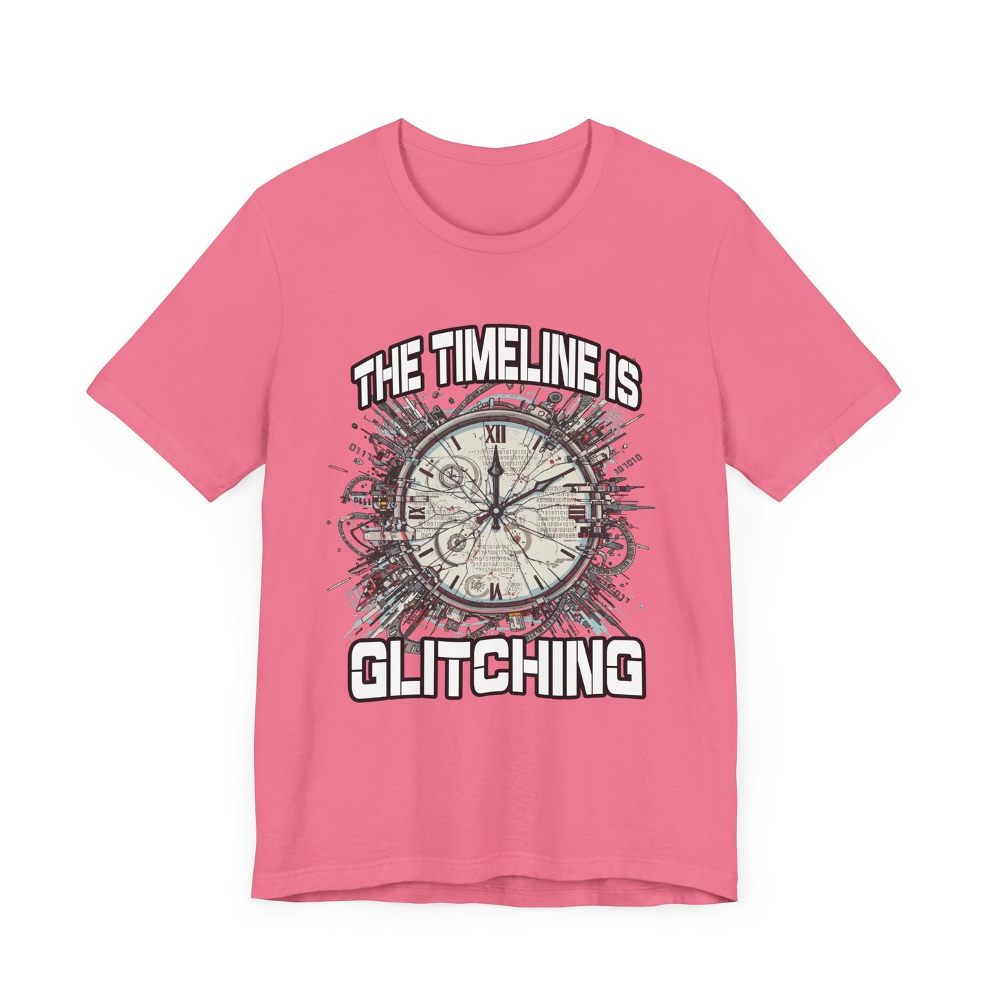 The Timeline is Glitching Tee, Sci-Fi Reality Error Shirt, Alternate Universe Humor Tee, Time Travel Nerd Gift Top