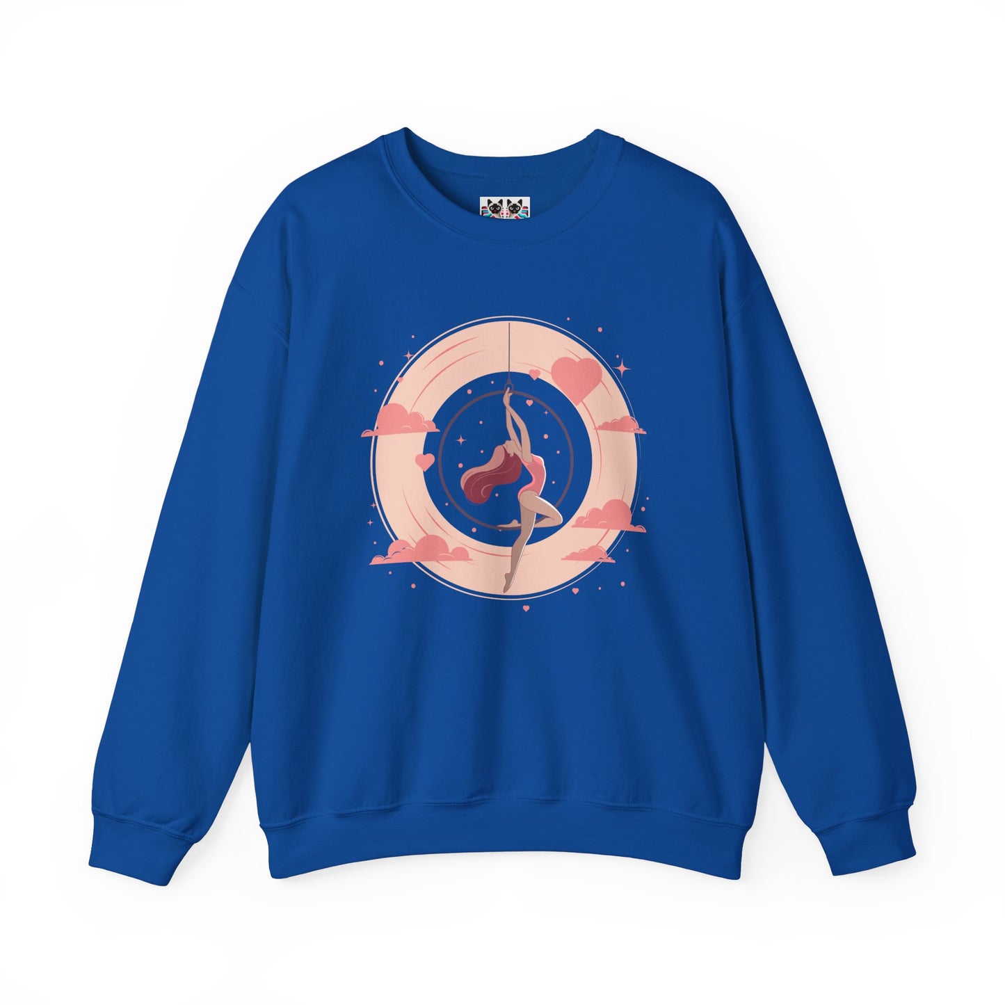 Aerial Hoop Aerialist - Elegant & Artistic Dancer Crewneck Sweatshirt