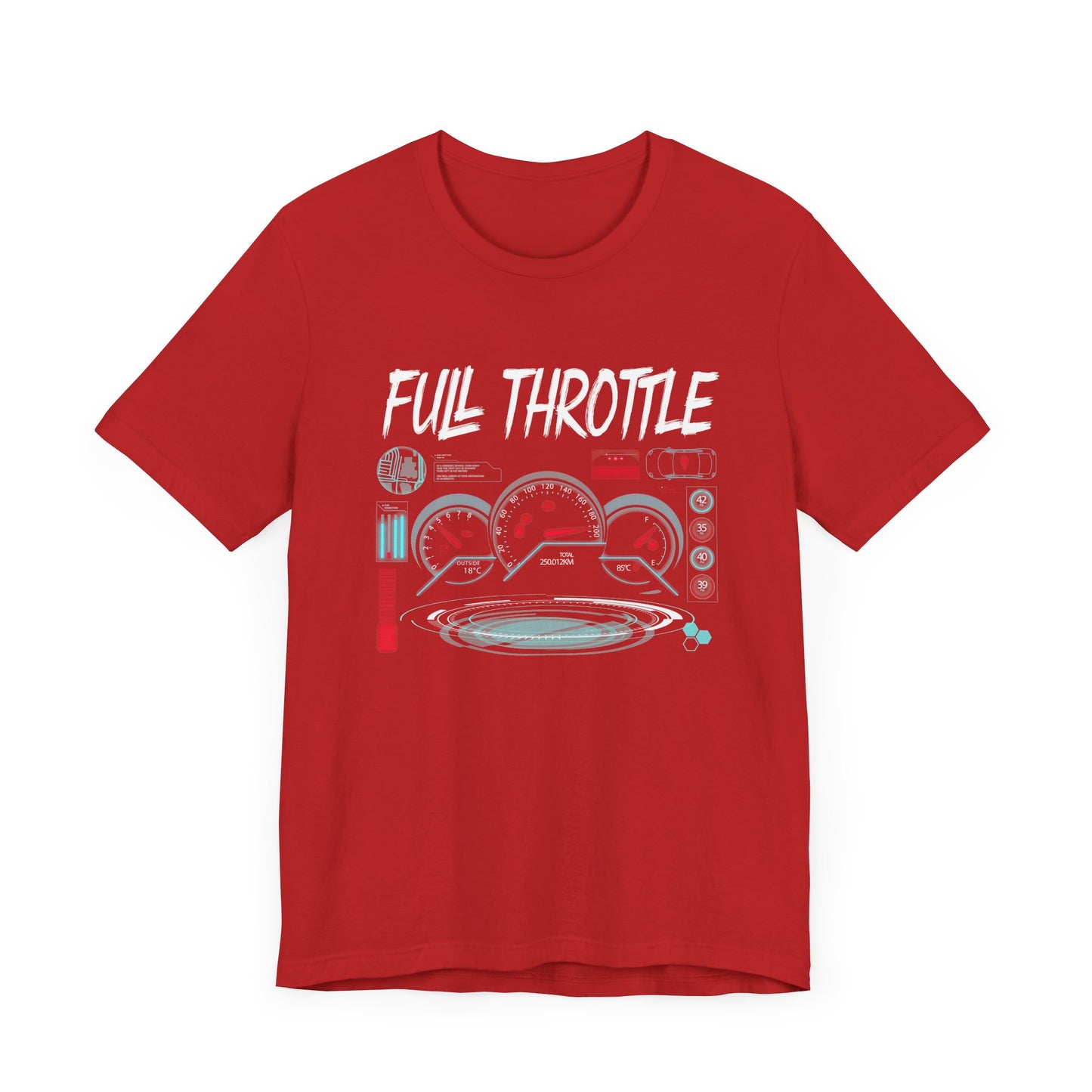 Speedometer Maxed Out Racing Tee for Athletes Who Burn Tracks Push Limits and Move Too Fast for Anything but First Place