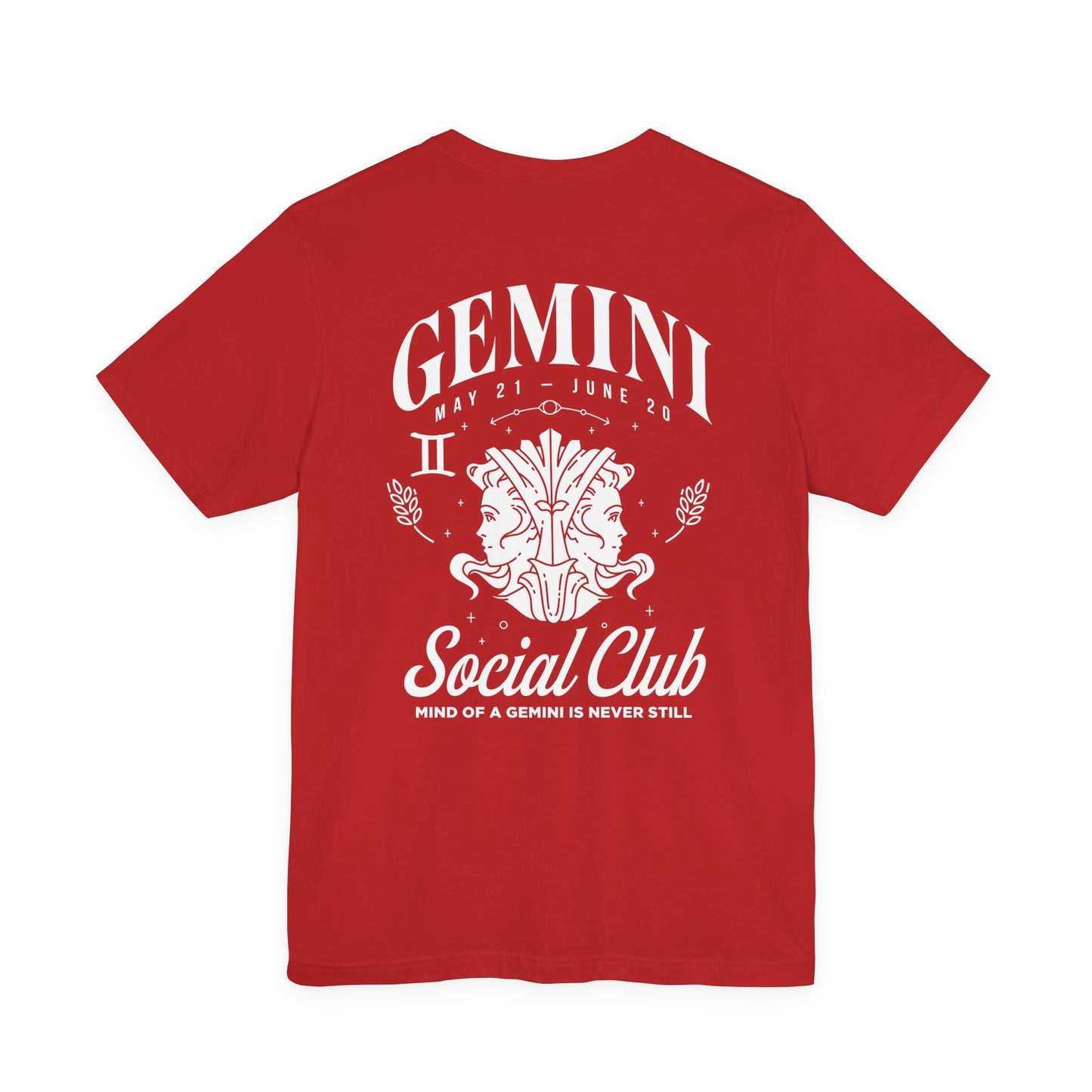 Gemini Social Club T-Shirt – Mind of the Gemini Is Never Still