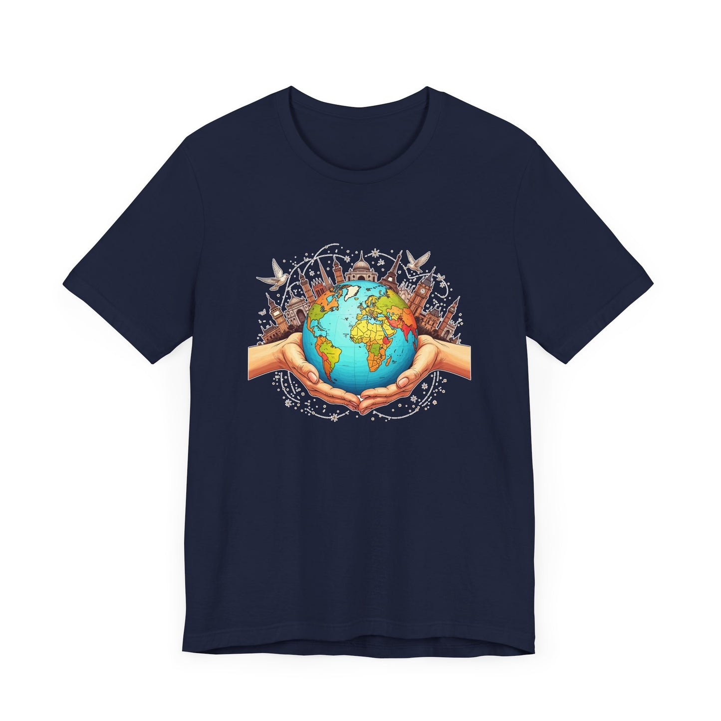 Beyond Borders Shirt Global Connection Graphic Tee for World Travelers Humanitarians and Dreamers Who Believe in Unity Without Walls