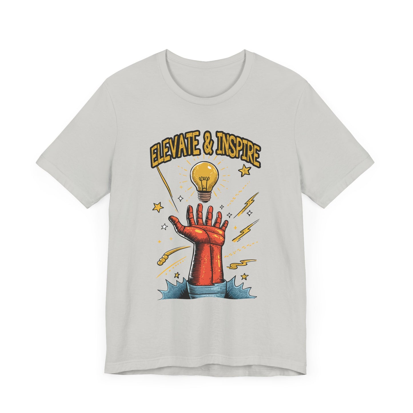 Elevate and Inspire Shirt Motivational Graphic Tee for Leaders Teachers Coaches and Creators Who Lift Others With Energy and Vision