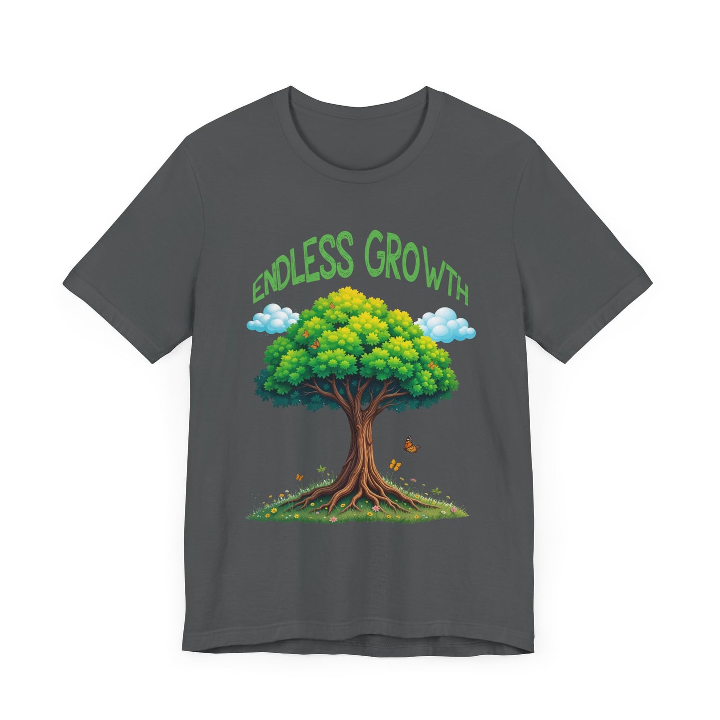 Endless Growth | Inspirational Tree & Butterfly T-Shirt