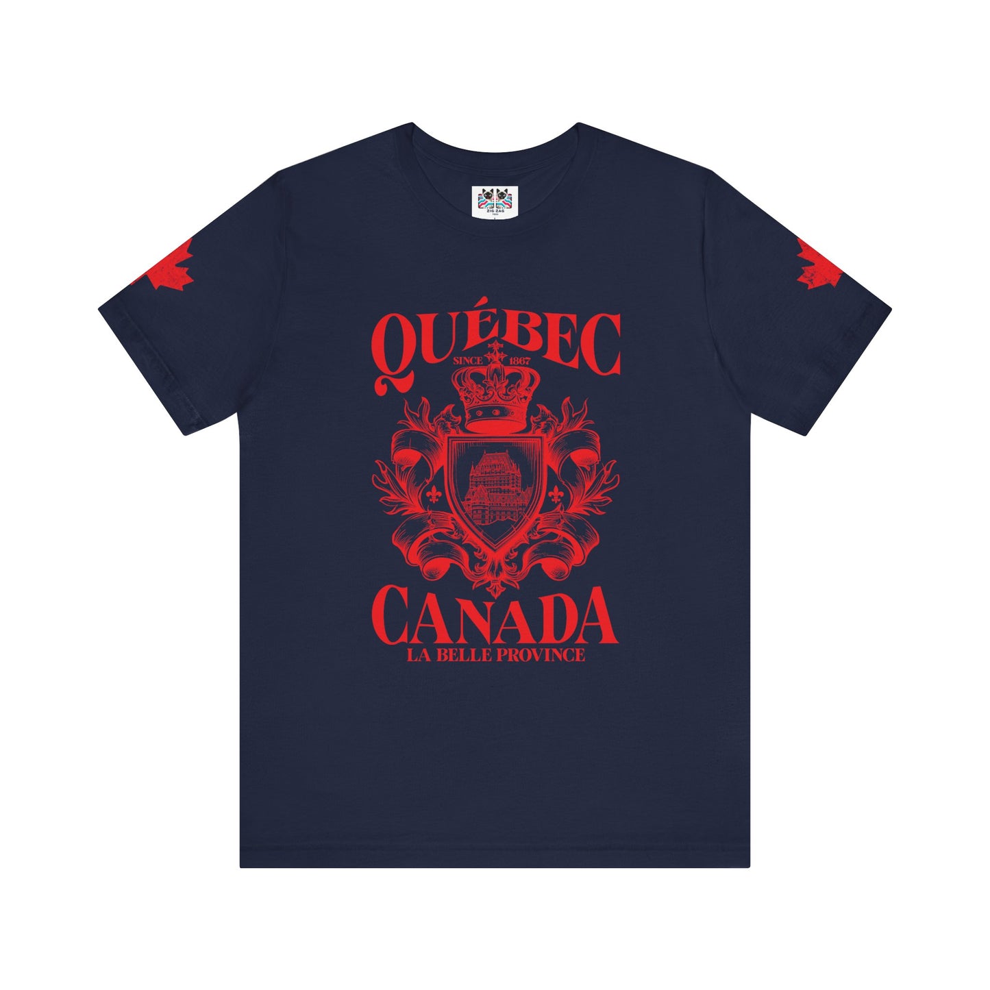 Québec La Belle Province Crest Canada T-Shirt