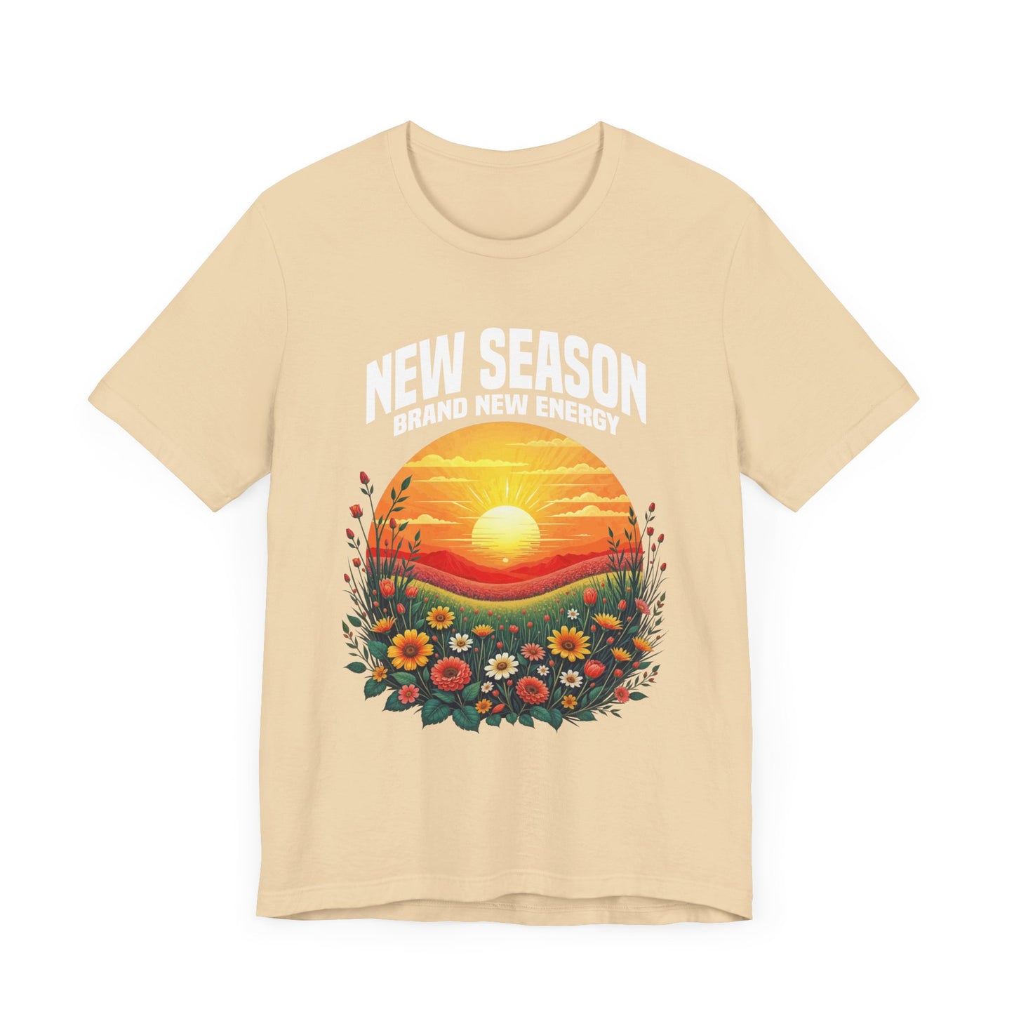 New Season New Energy Tee, Fresh Start Shirt, Spring Reset Top, Personal Growth Tee, Motivational Mood Tee