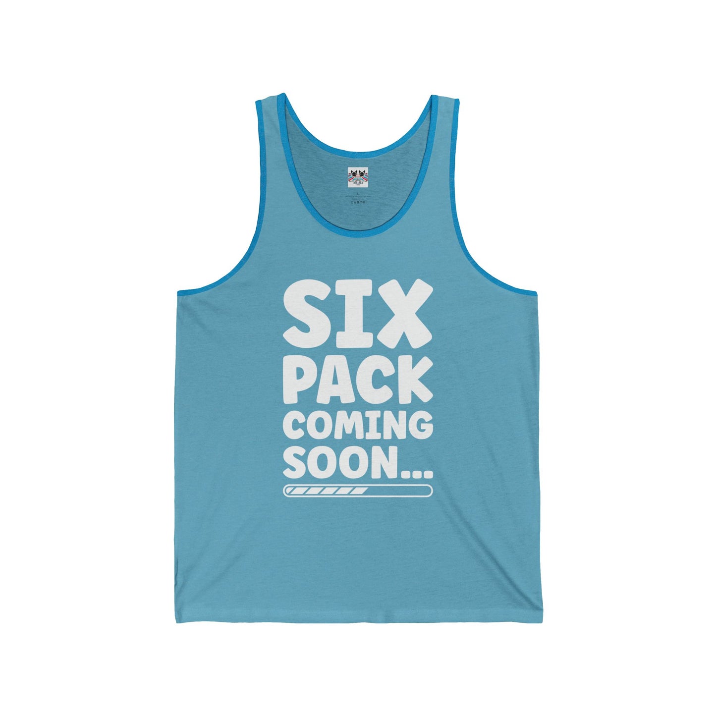 Six Pack Coming Soon - Funny Workout Gym Tank Top