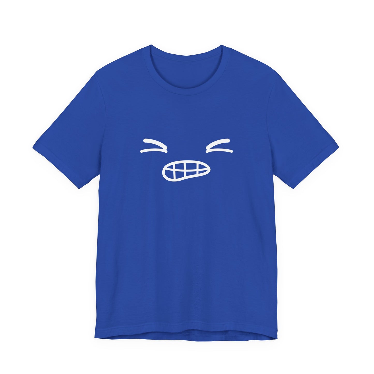Minimalist Bold Expression T-Shirt – Black Tee with Bold Face Graphic