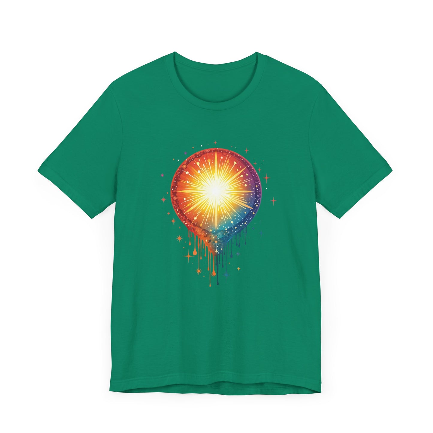 Colorful Aura Drip – Vibrant Spiritual Energy Graphic T-Shirt