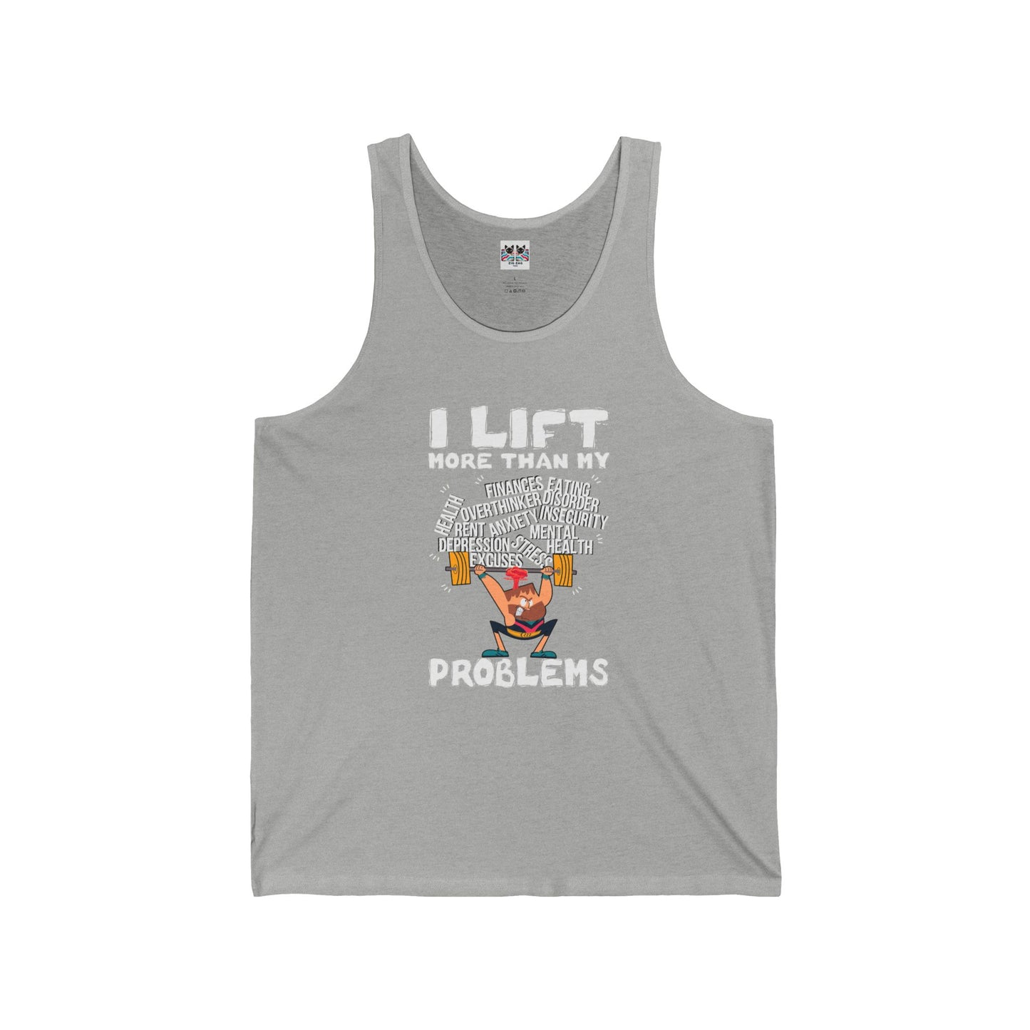 I Lift More Than My Problems - Motivational Weightlifting Tank Top