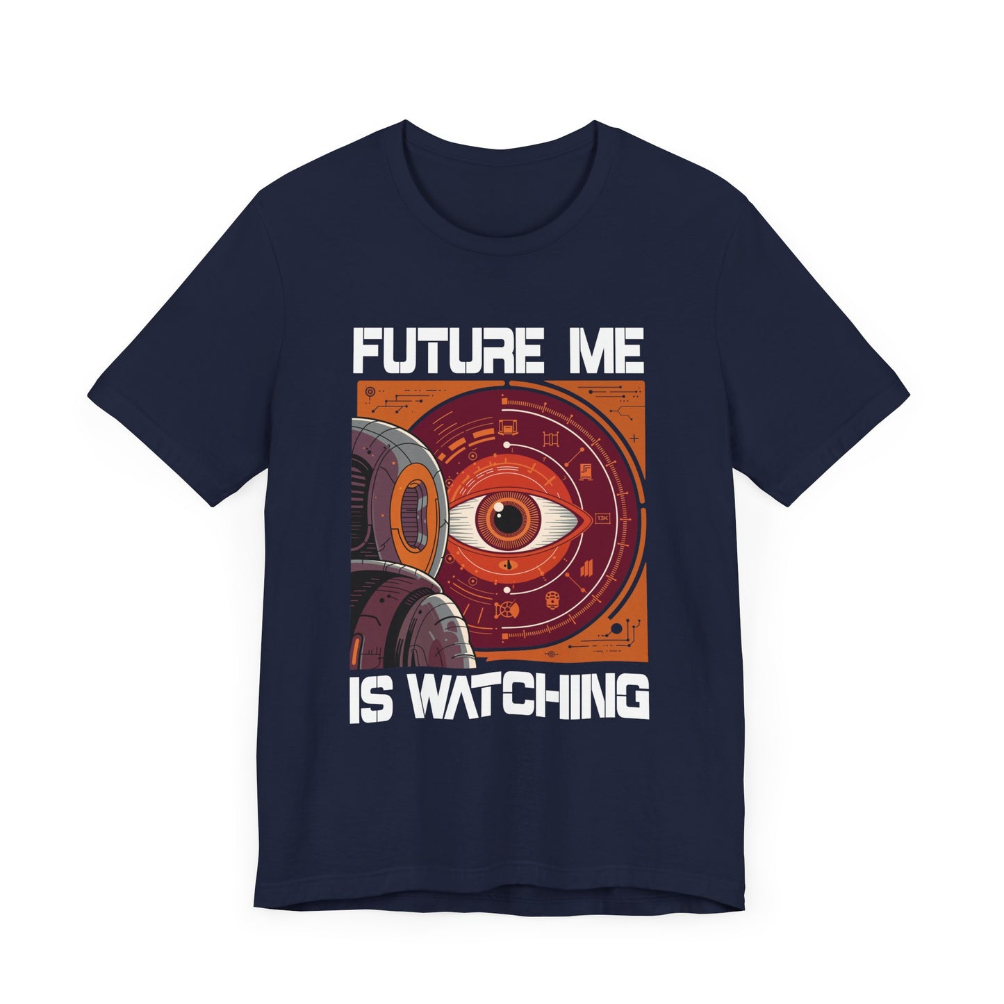 Future Me Is Watching Tee, Motivational Accountability Shirt, Self Growth Graphic Tee, Goal Driven Top, Mindset Gift