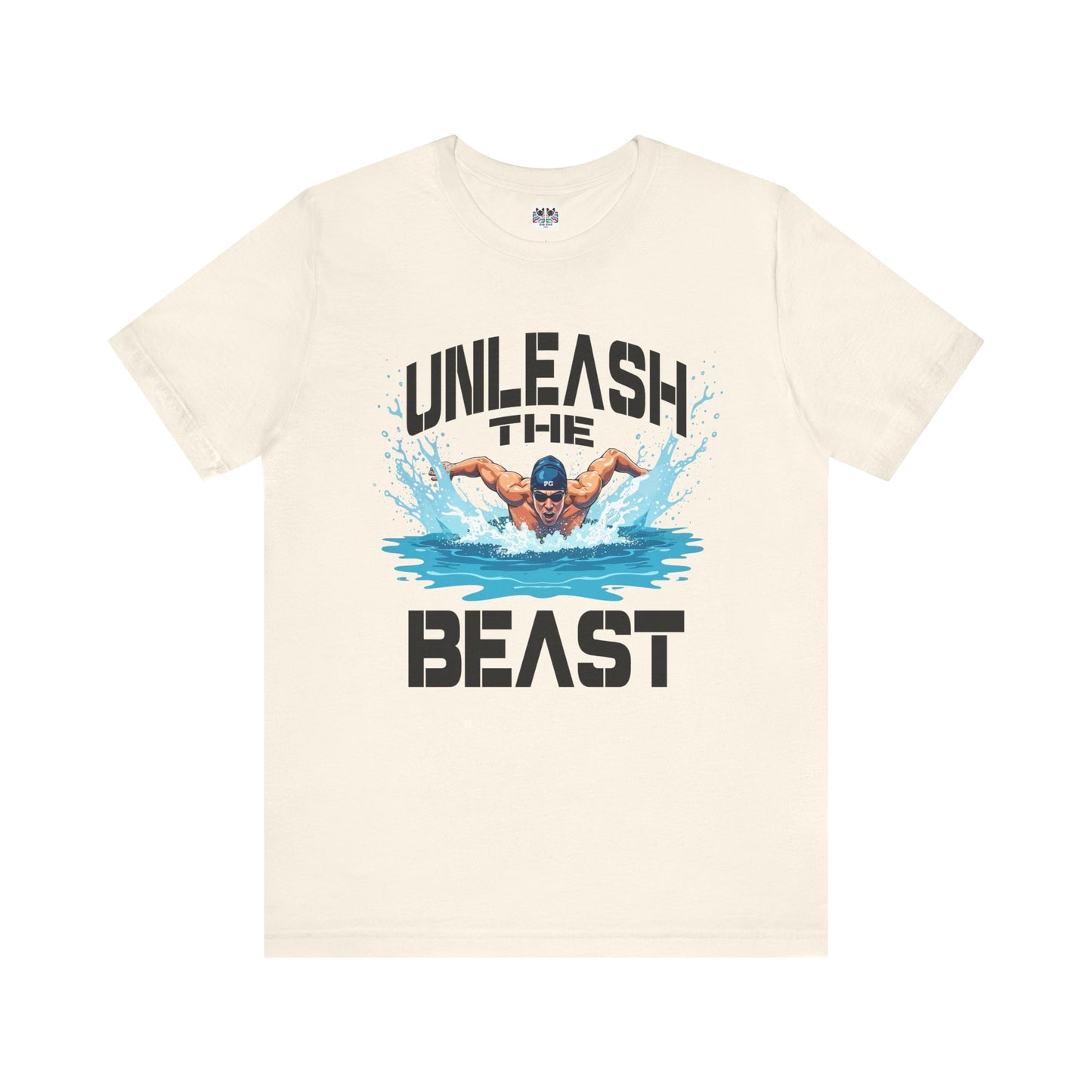 Unleash the Beast Butterfly Stroke Swimming Power Athlete Sports T-Shirt