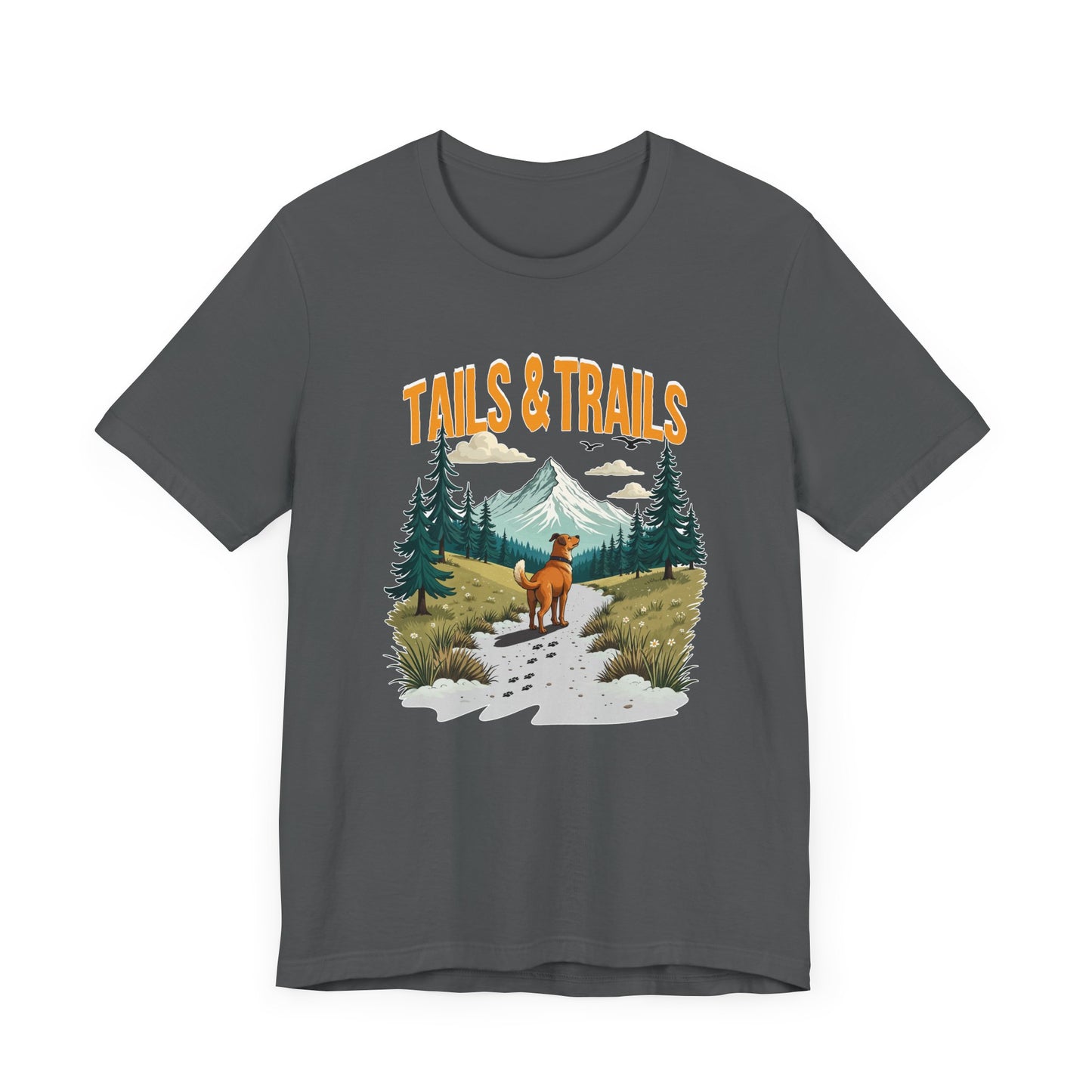 Tails and Trails Shirt Dog Walking Adventure Tee for Pet Parents Who Live for Leashes Parks Muddy Paws and the Great Outdoor Journey