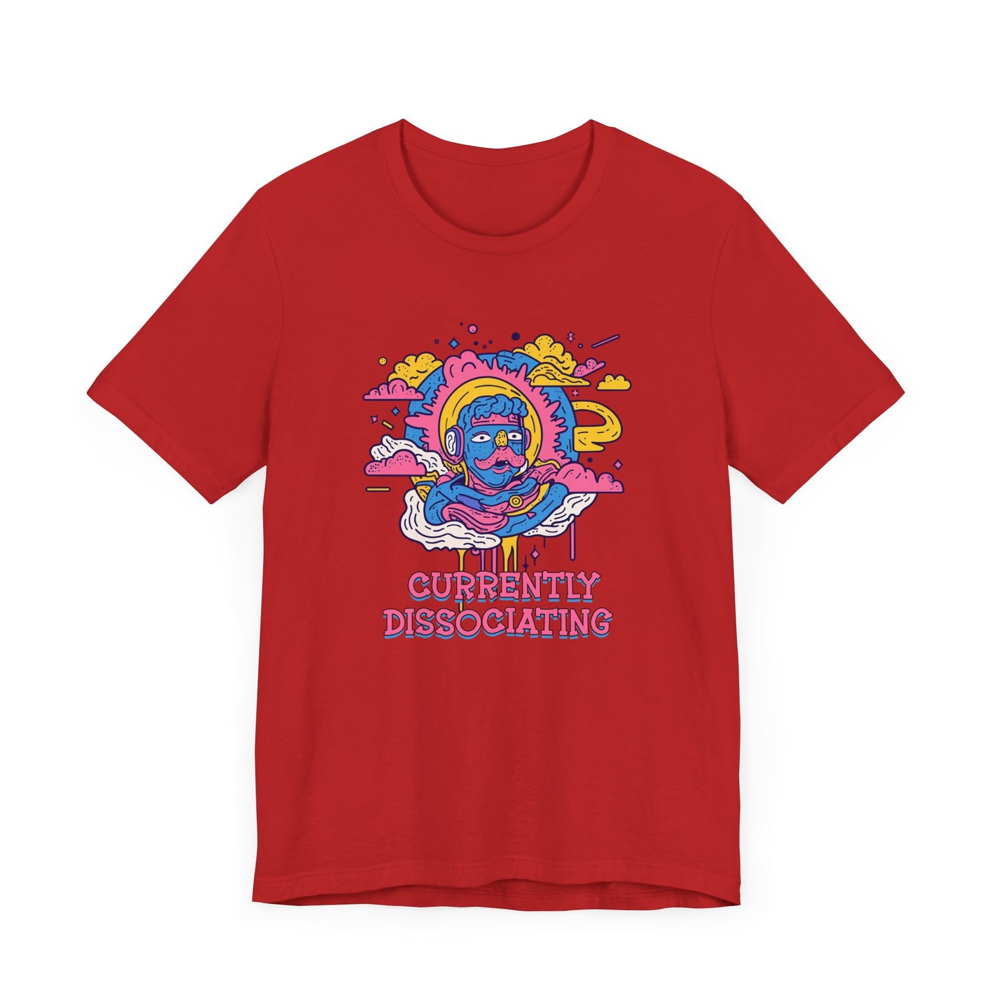 Currently Dissociating – Visually Detached from Reality or Oneself Graphic T-Shirt