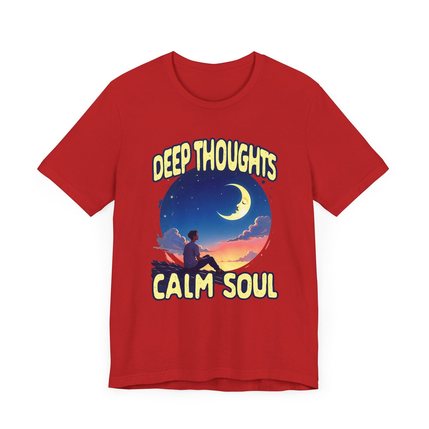 Midnight Thoughts Shirt Deep Thinker Aesthetic Tee for Overthinkers Night Owls Poets and Anyone Whose Mind Comes Alive After Dark