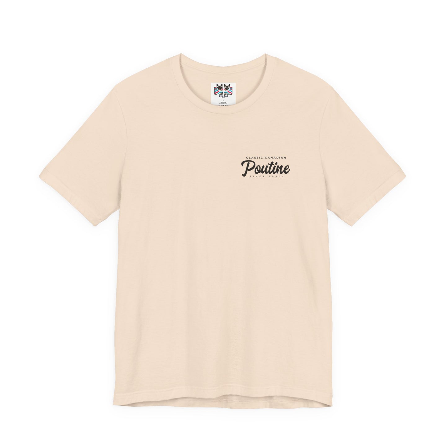 Classic Canadian Poutine T-Shirt – Featuring Traditional Ingredients & Origin Story