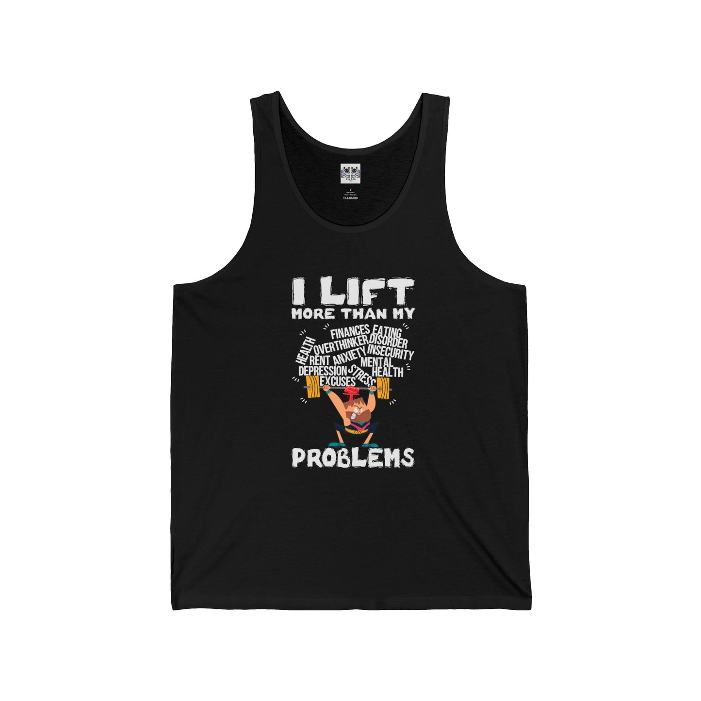 I Lift More Than My Problems - Motivational Weightlifting Tank Top