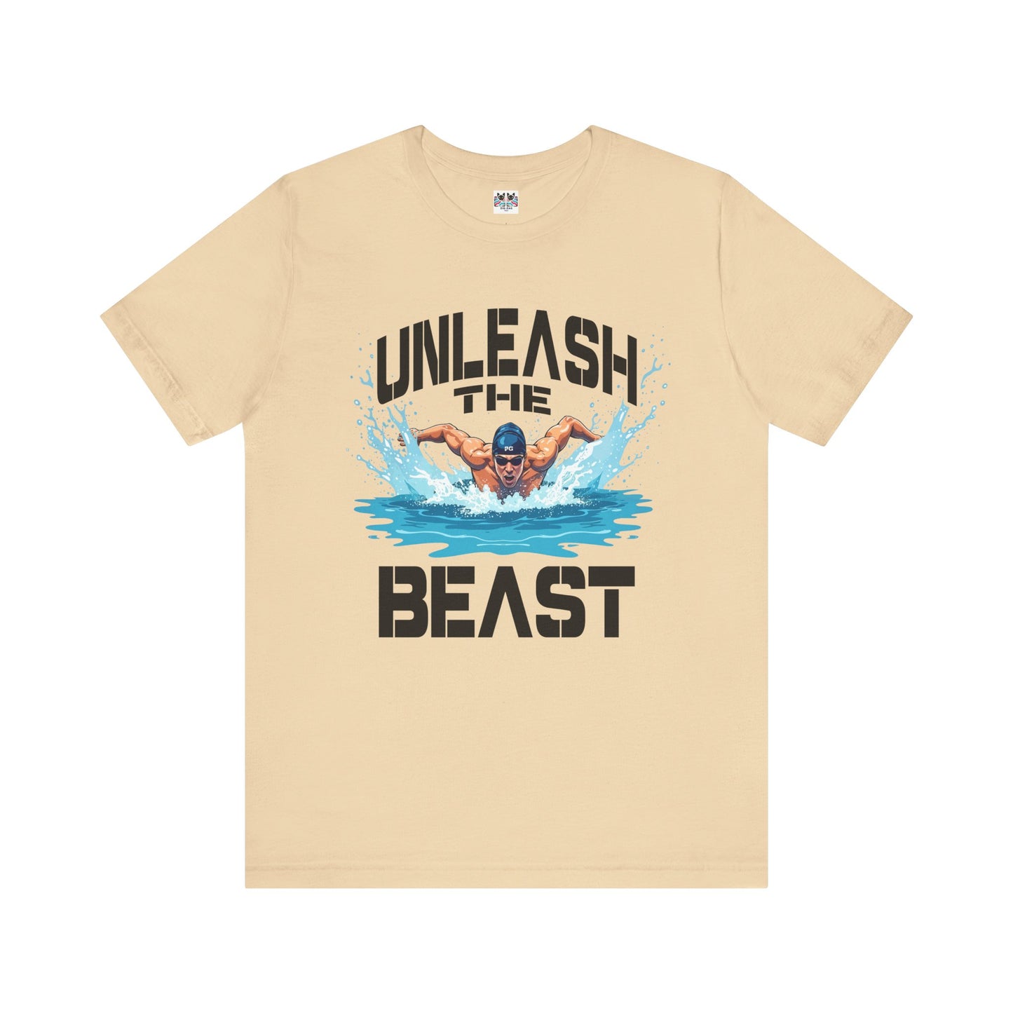 Unleash the Beast Butterfly Stroke Swimming Power Athlete Sports T-Shirt