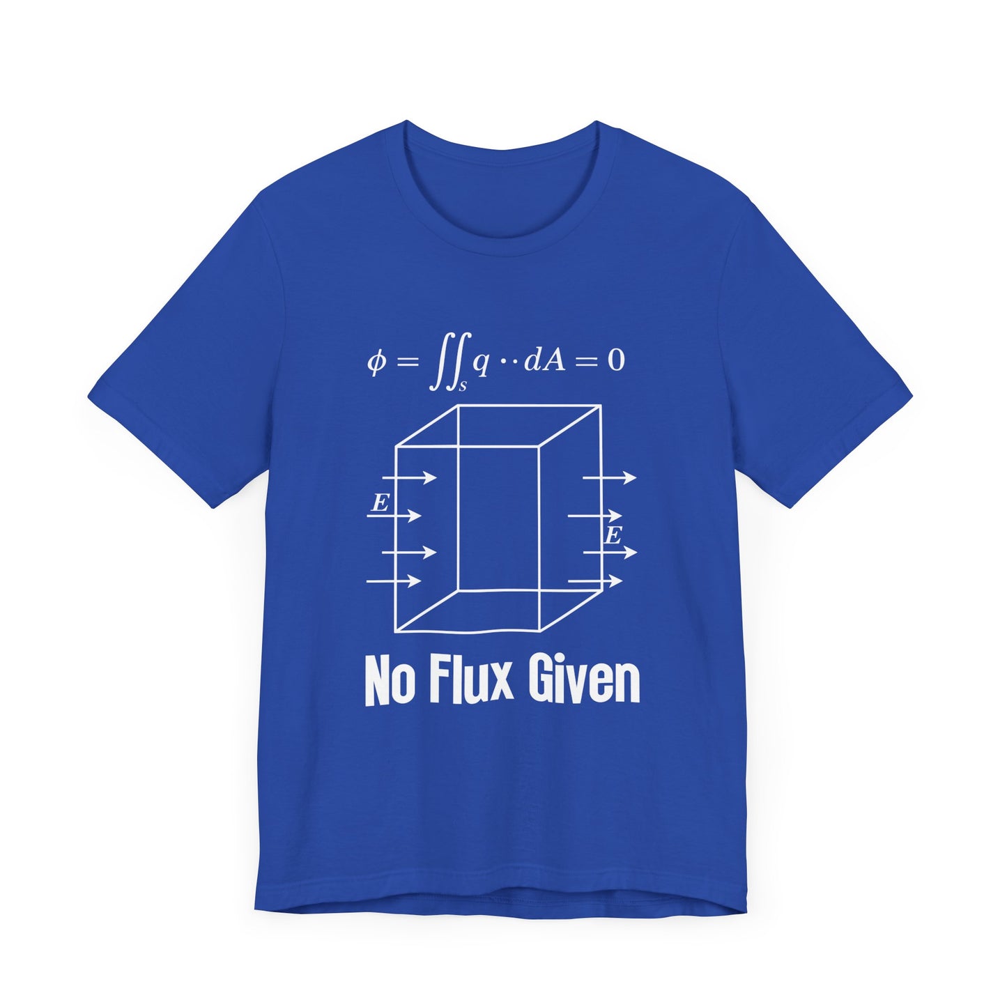 No Flux Given Science T-Shirt – Sarcastic Physics Equation Tee