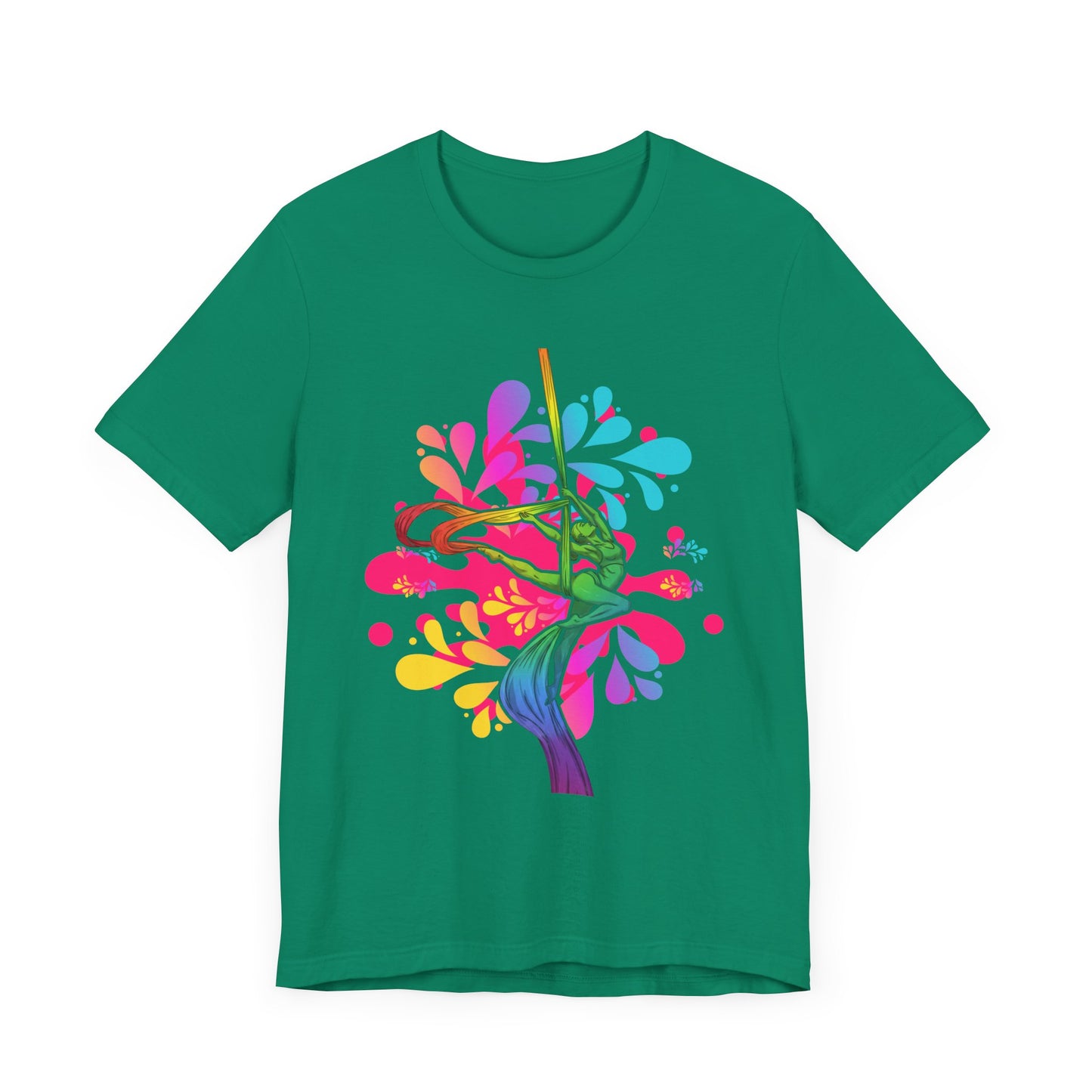 Aerialist Silks Rainbow - Colorful Circus & Dance T-Shirt