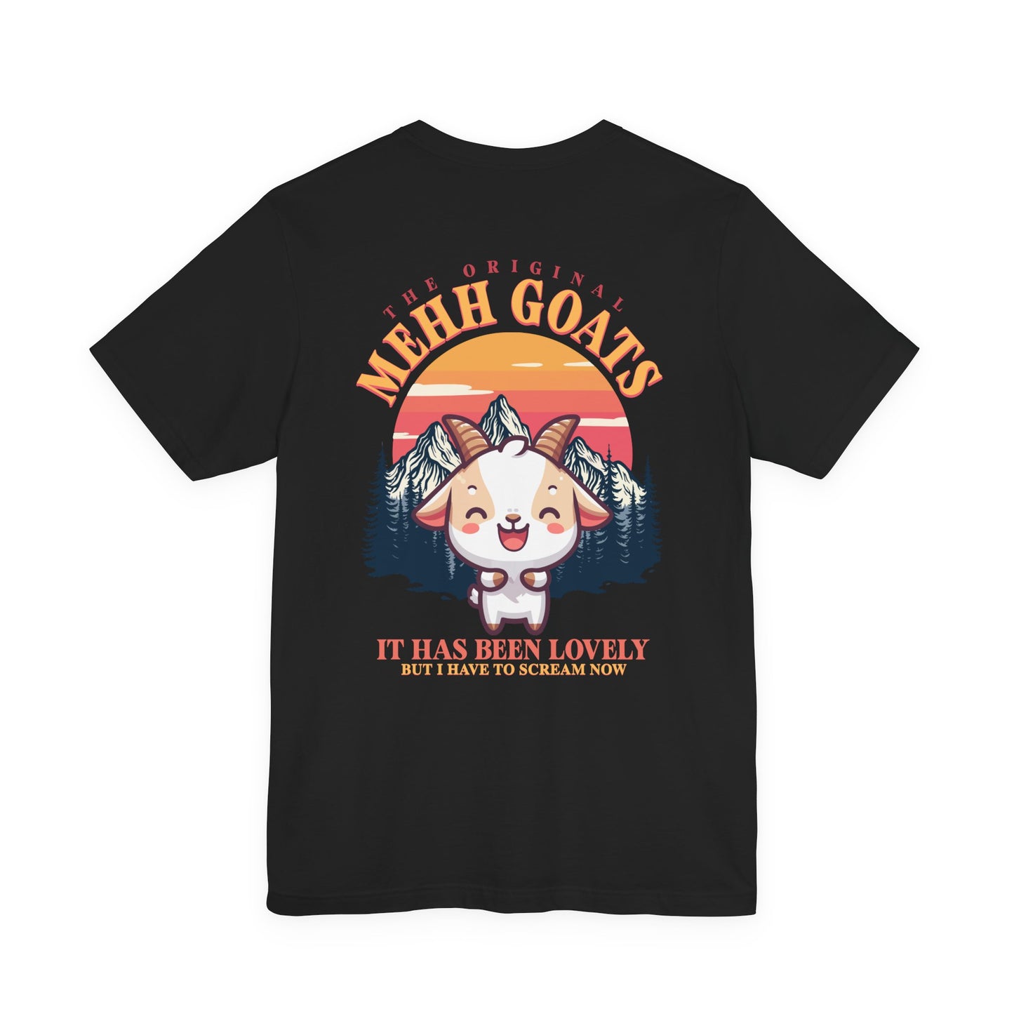 The Original MEHH GOATS Happy Laughing Goat T-Shirt