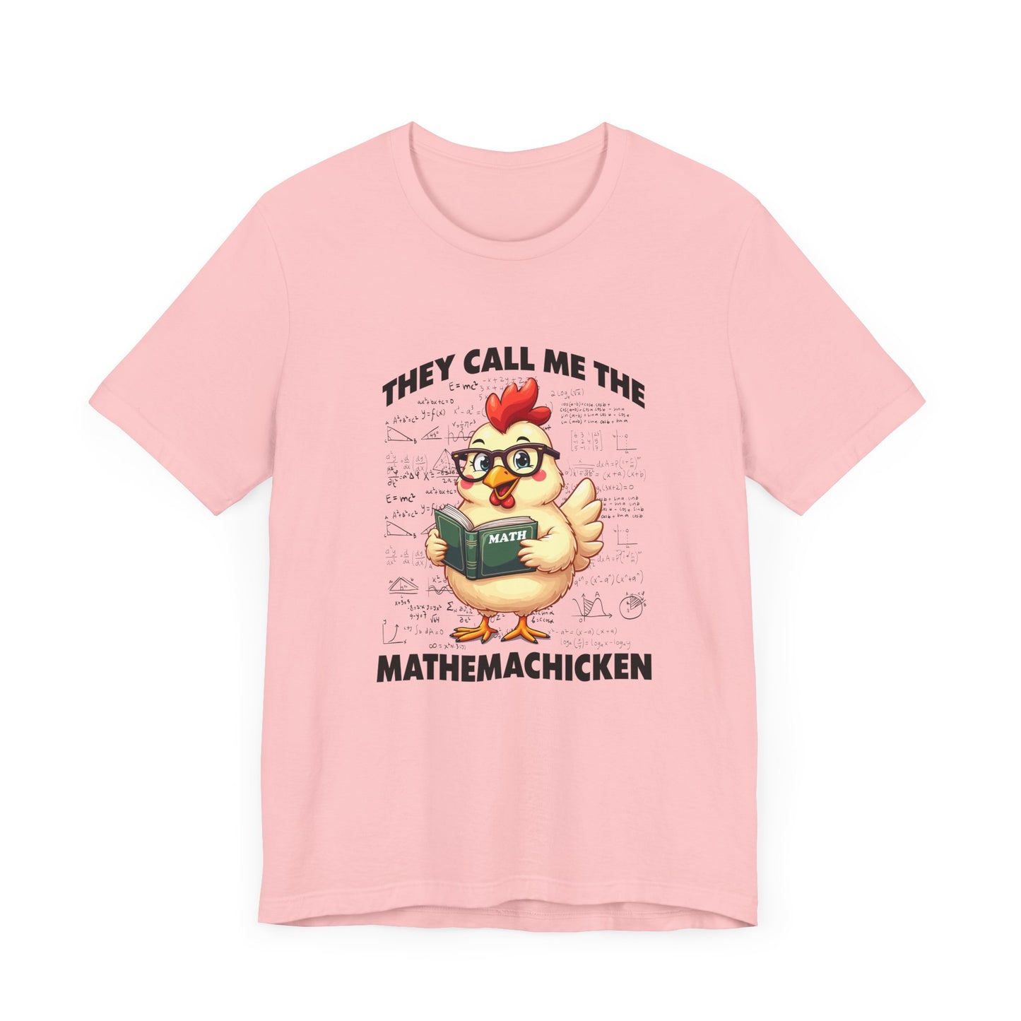 Math Lover Chicken T-Shirt – Geeky Poultry and Equations Design