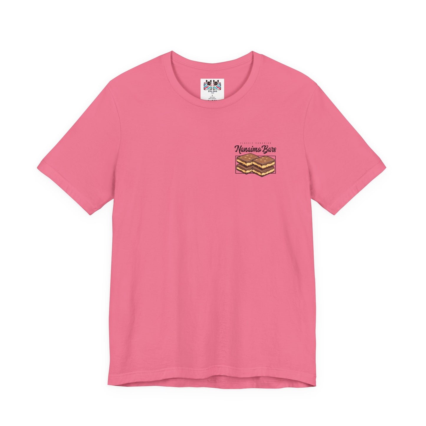 Classic Canadian Nanaimo Bars T-Shirt – Featuring Iconic Dessert & Ingredient Graphic