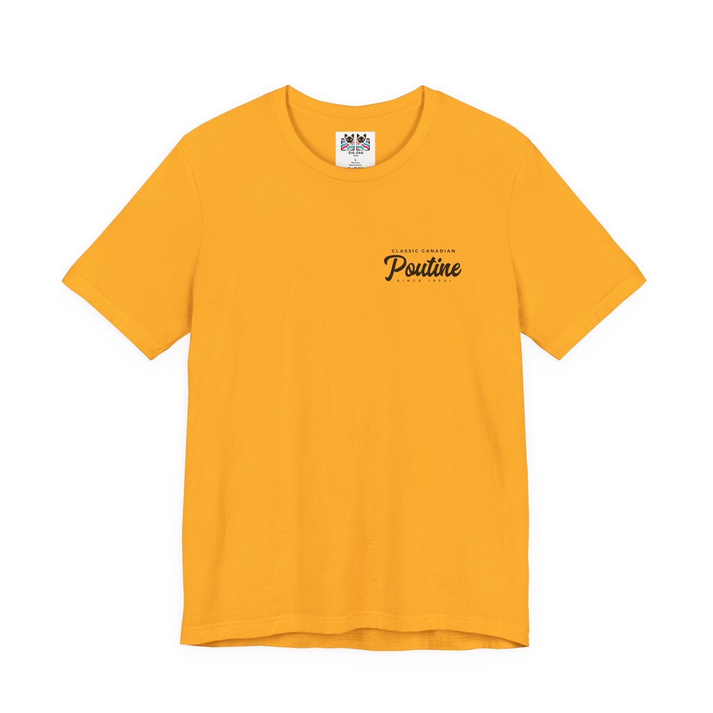 Classic Canadian Poutine T-Shirt – Featuring Traditional Ingredients & Origin Story