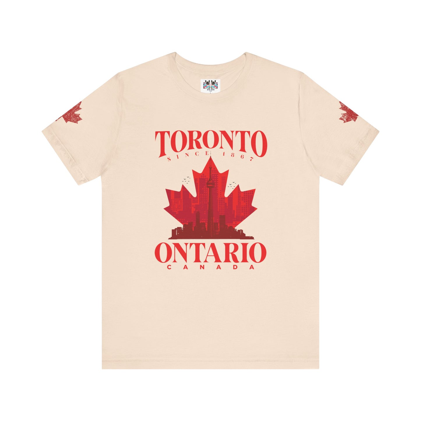 Toronto Skyline Maple Leaf T-Shirt