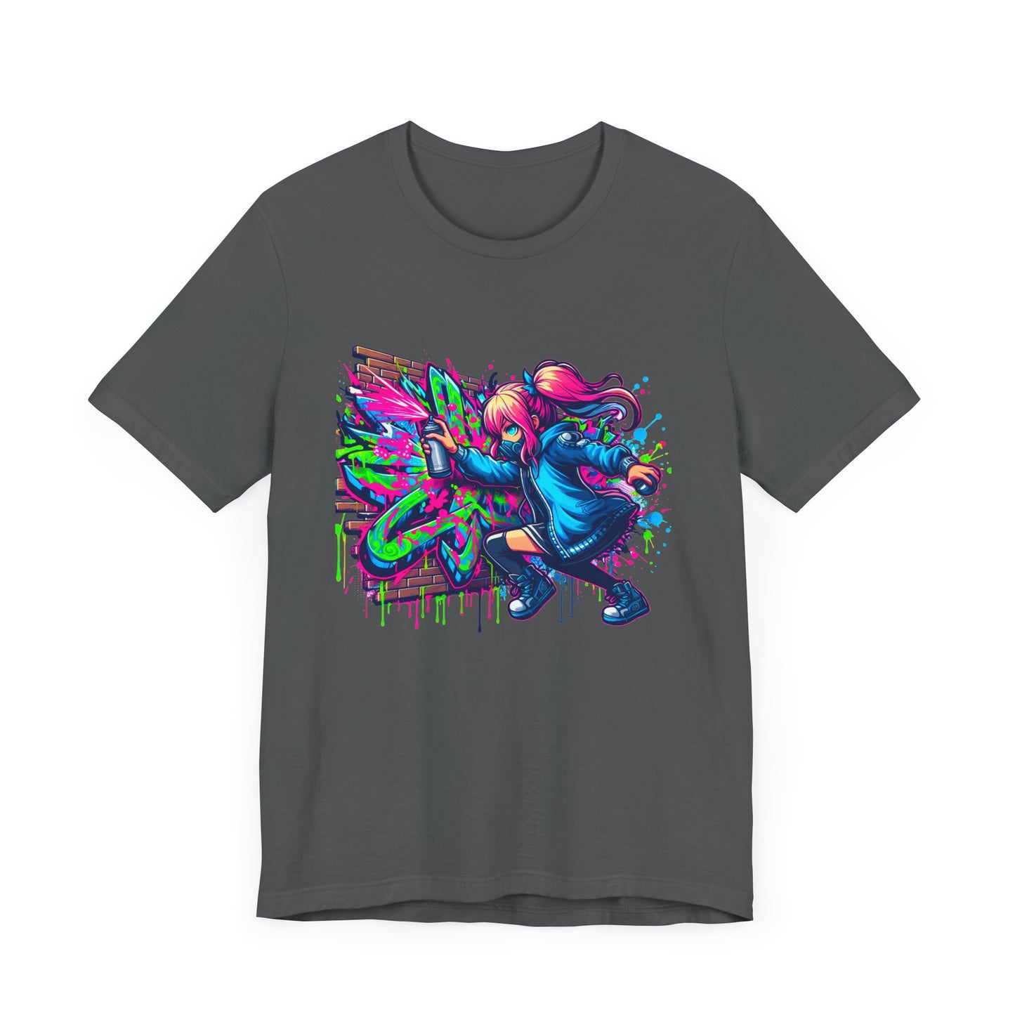 Street Art Vibes Shirt, Graffiti Artist Tee, Urban Style T Shirt, Streetwear Graphic Tee, Spray Paint Art Gift for Artists
