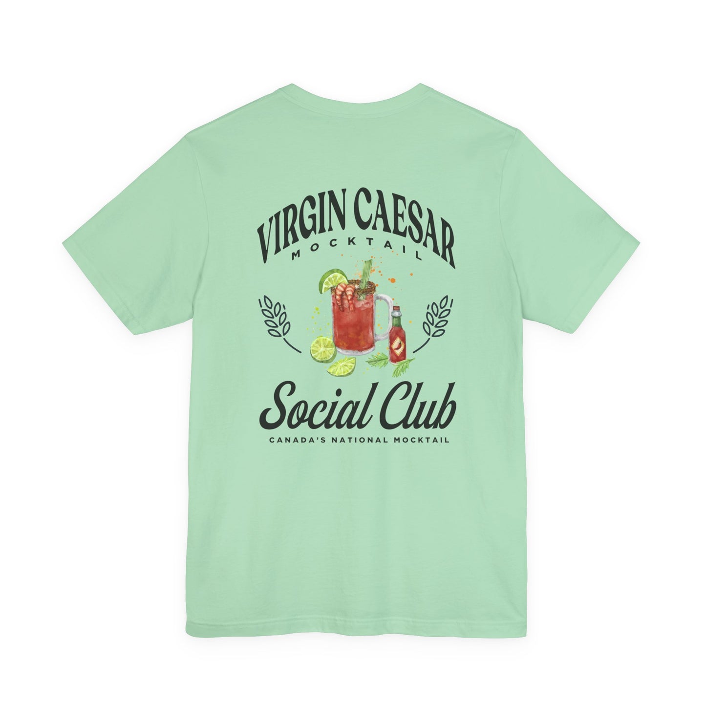Virgin Caesar Mocktail T-Shirt – Featuring Classic Canadian Drink Graphic