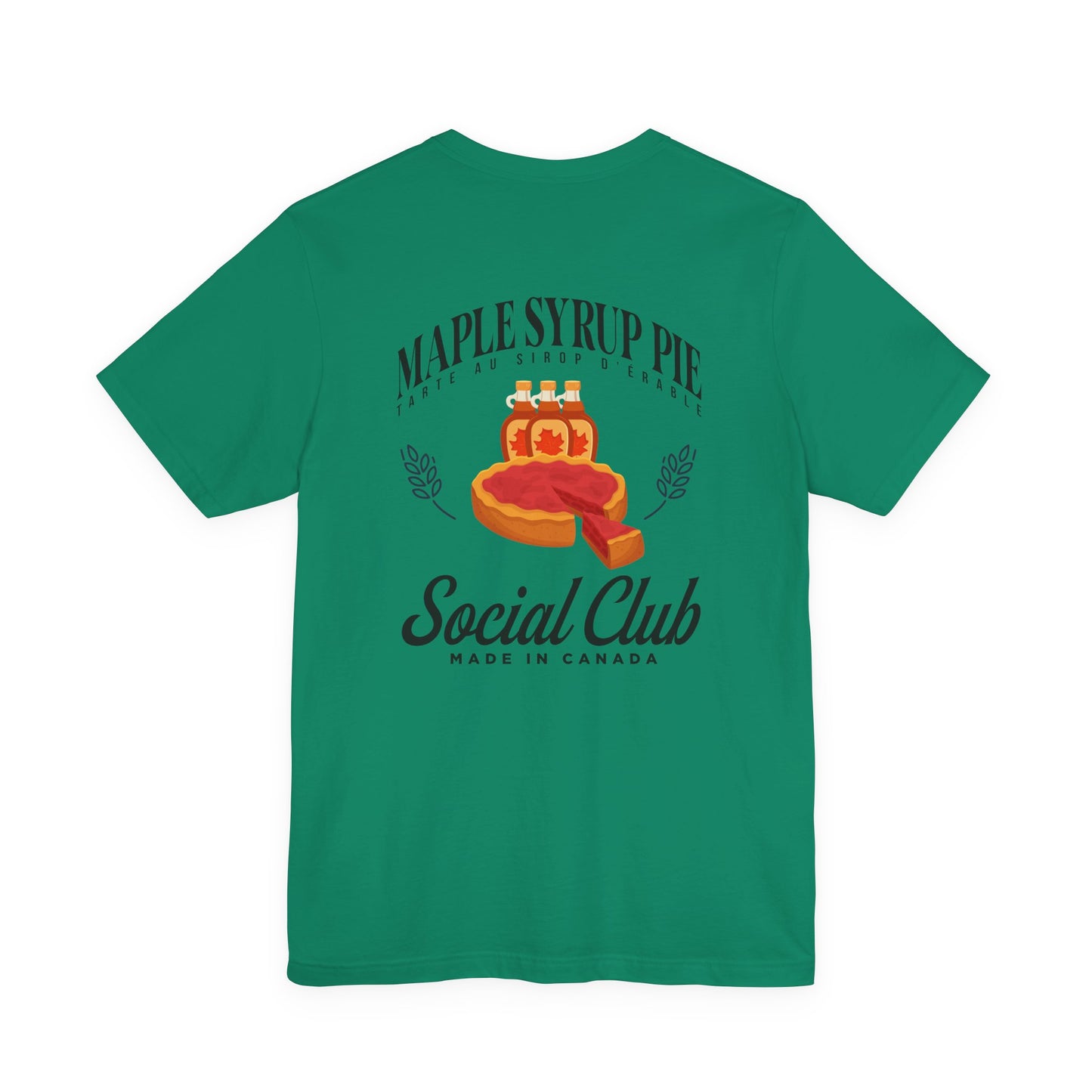 Maple Syrup Pie T-Shirt – Featuring Classic Canadian Dessert Graphic