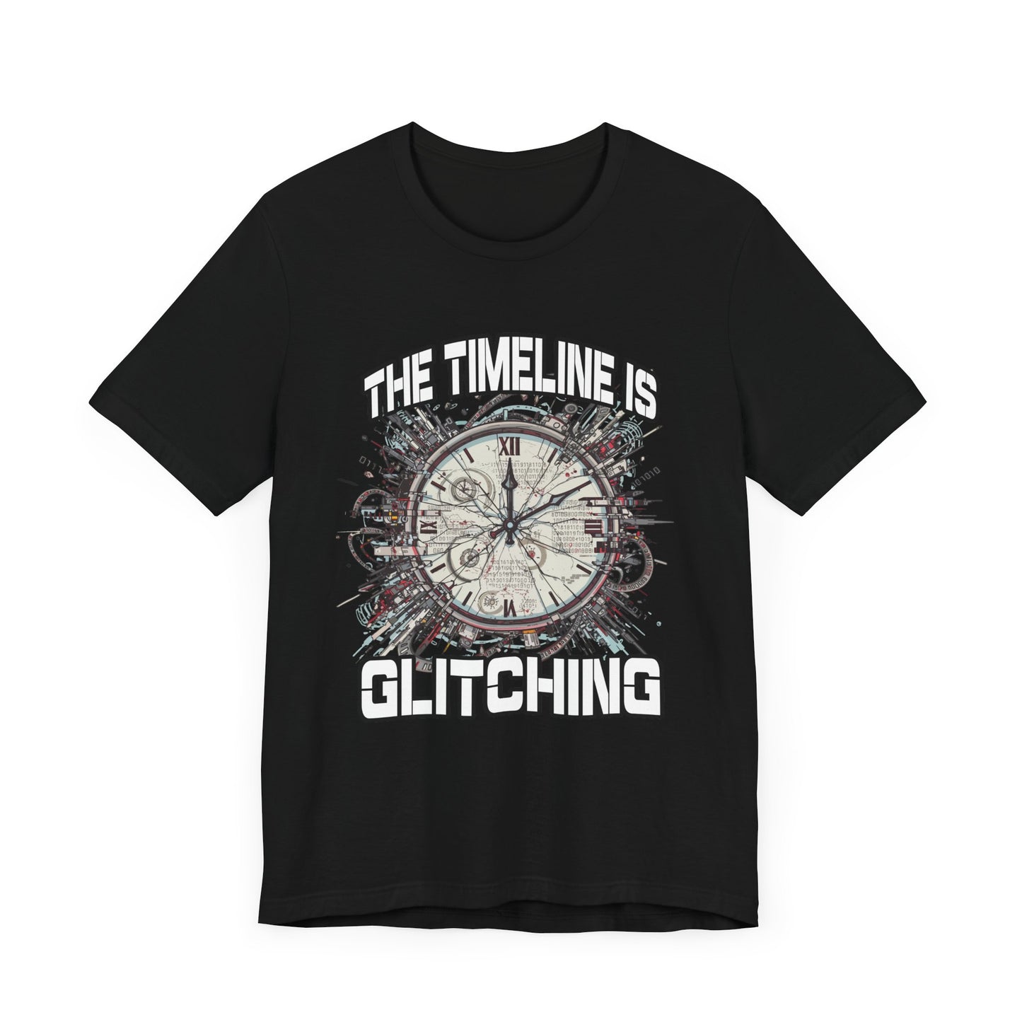 The Timeline is Glitching Tee, Sci-Fi Reality Error Shirt, Alternate Universe Humor Tee, Time Travel Nerd Gift Top