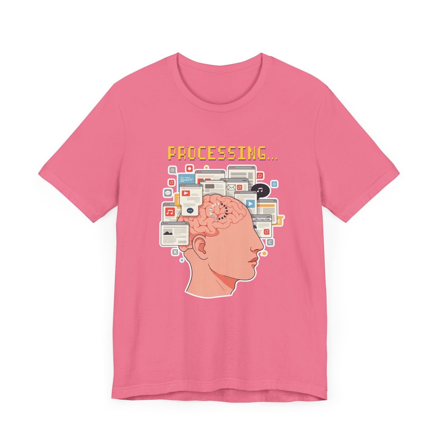 My Brain Has Too Many Tabs Open Tee, Mental Overload Shirt, Funny Multitask Graphic Tee, Chaotic Mind Humor Top, Relatable Gift