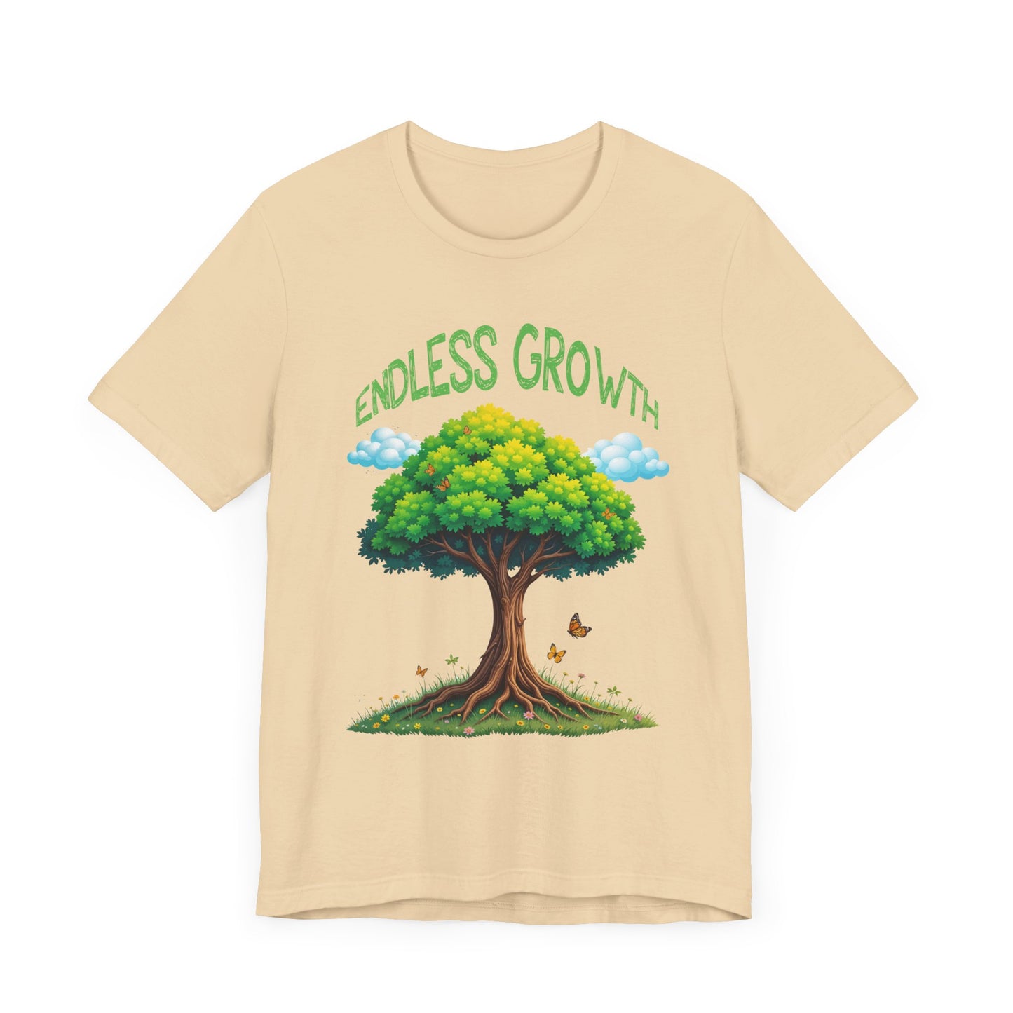 Endless Growth | Inspirational Tree & Butterfly T-Shirt
